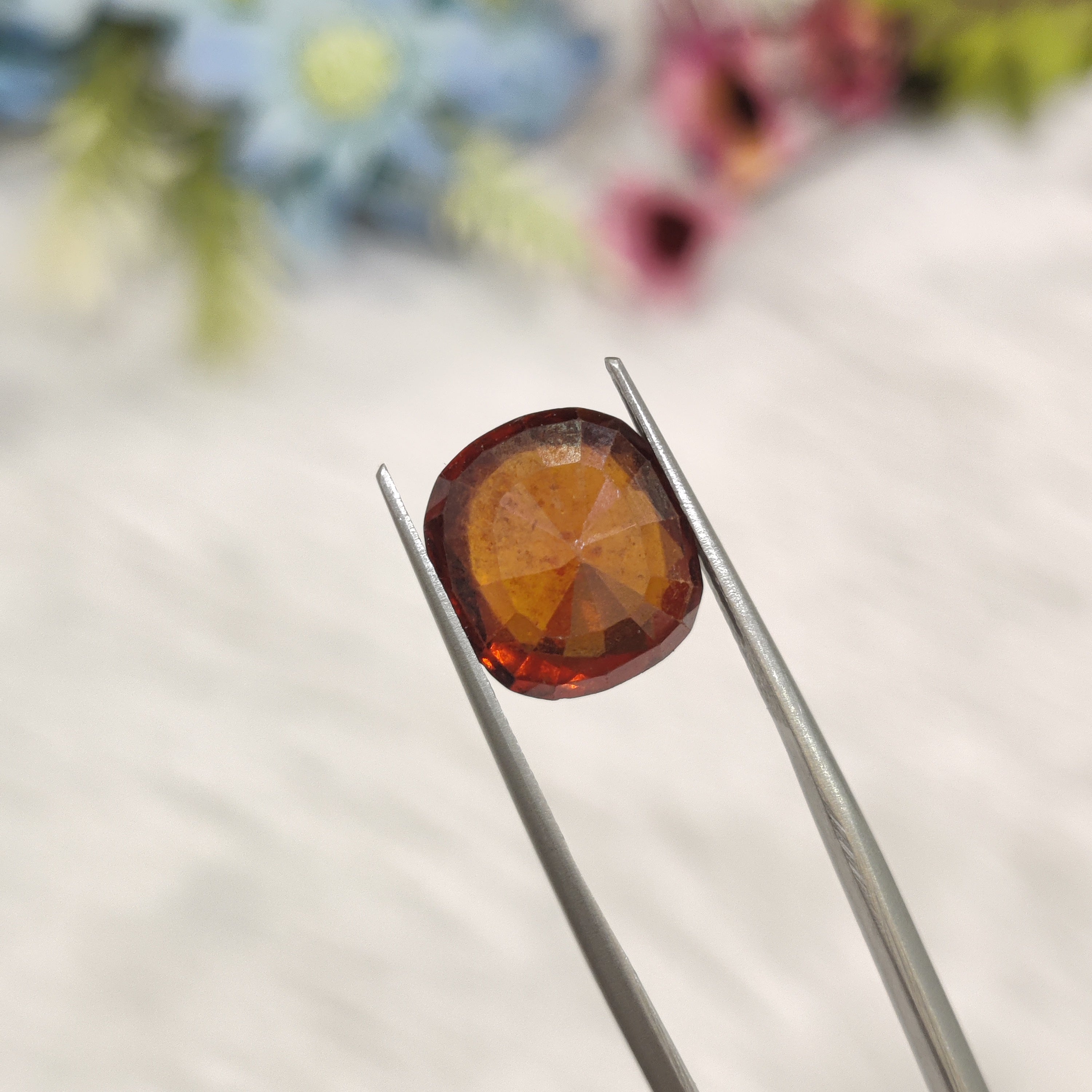 Hessonite Garnet  | HG 26 | 6.87 Carat