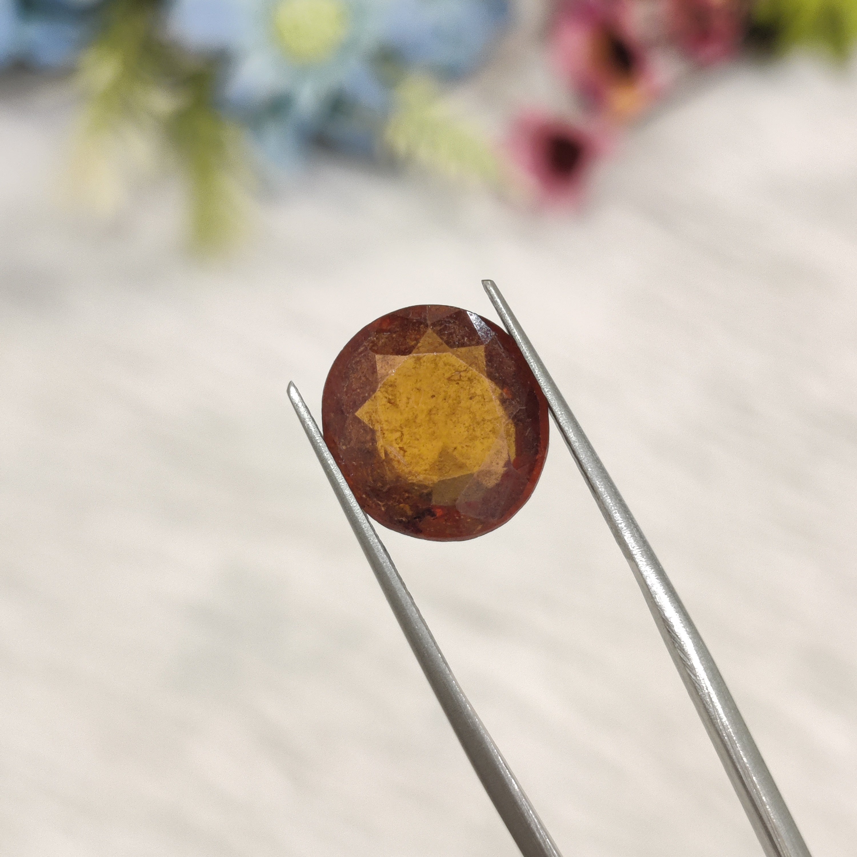 Hessonite Garnet  | HG 19 | 6.78 Carat