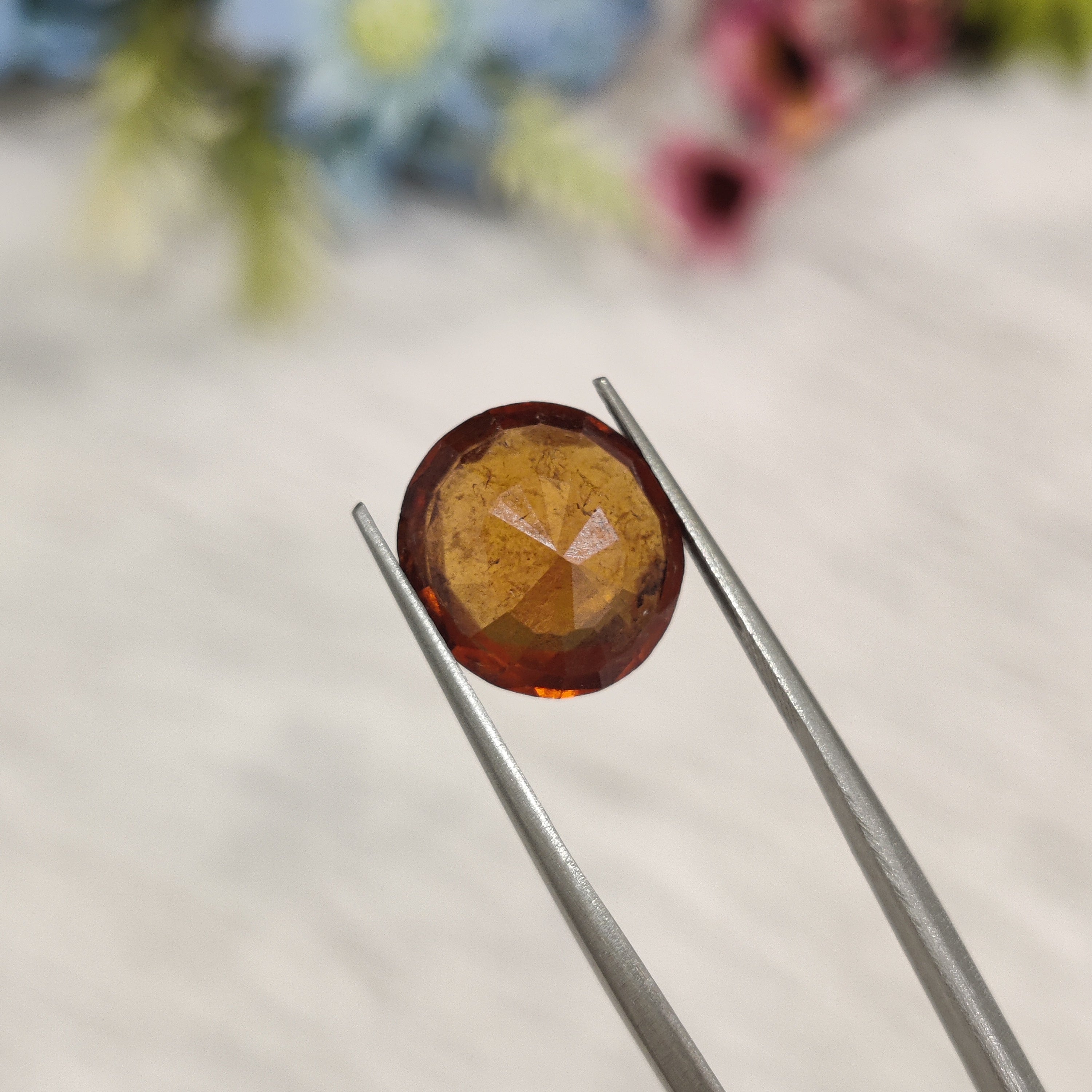 Hessonite Garnet  | HG 19 | 6.78 Carat