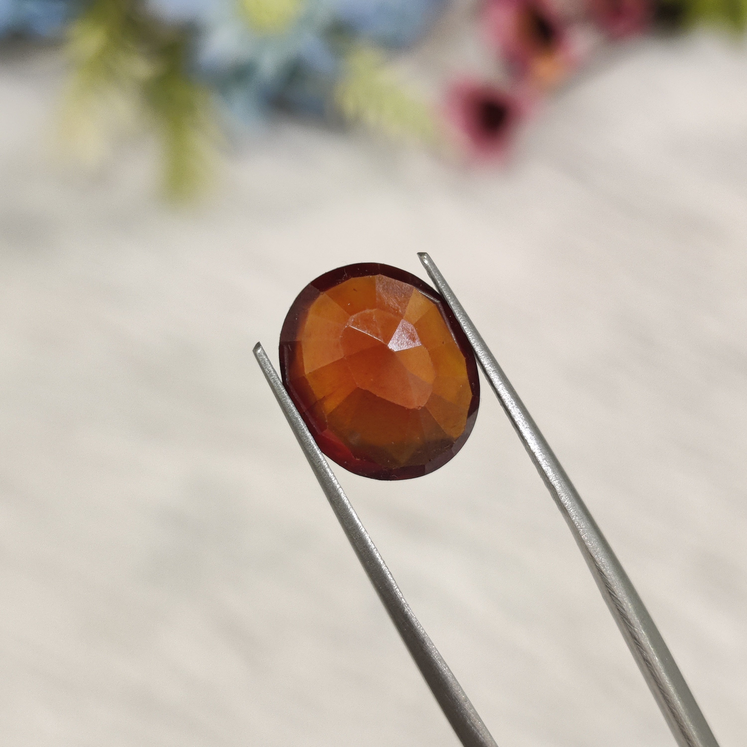 Hessonite Garnet  | HG 50 | 6.76 Carat