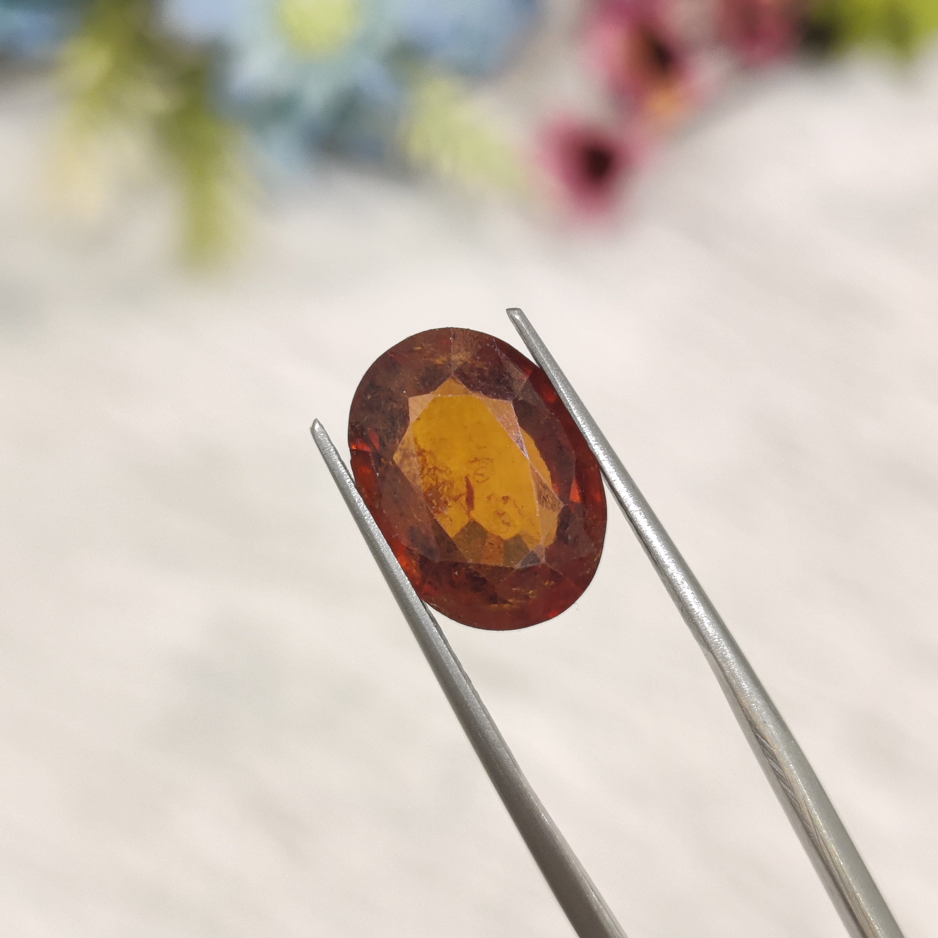 Hessonite Garnet  | HG 20 | 7.38 Carat