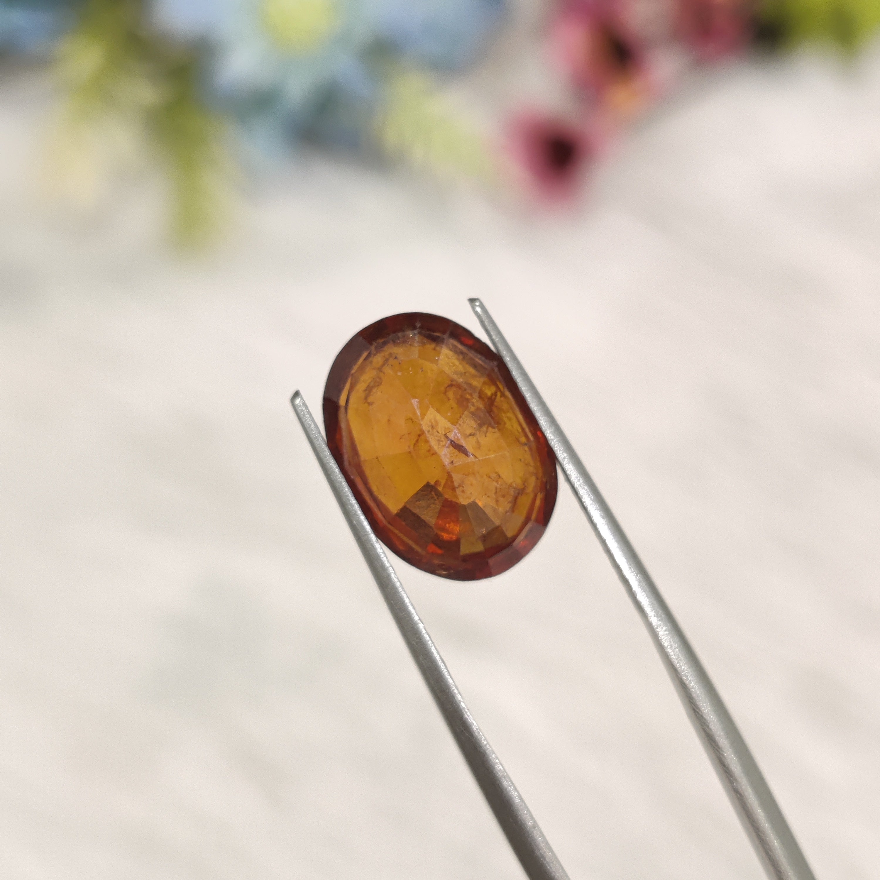 Hessonite Garnet  | HG 20 | 7.38 Carat