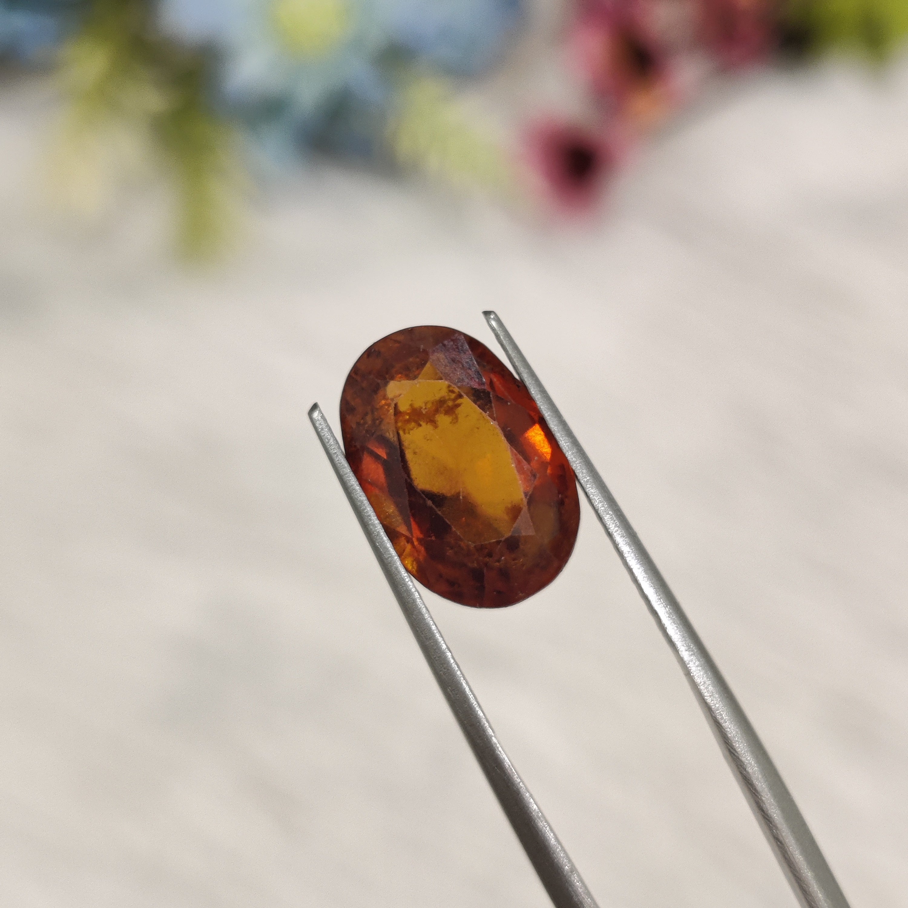 Hessonite Garnet  | HG 28 | 7.04 Carat