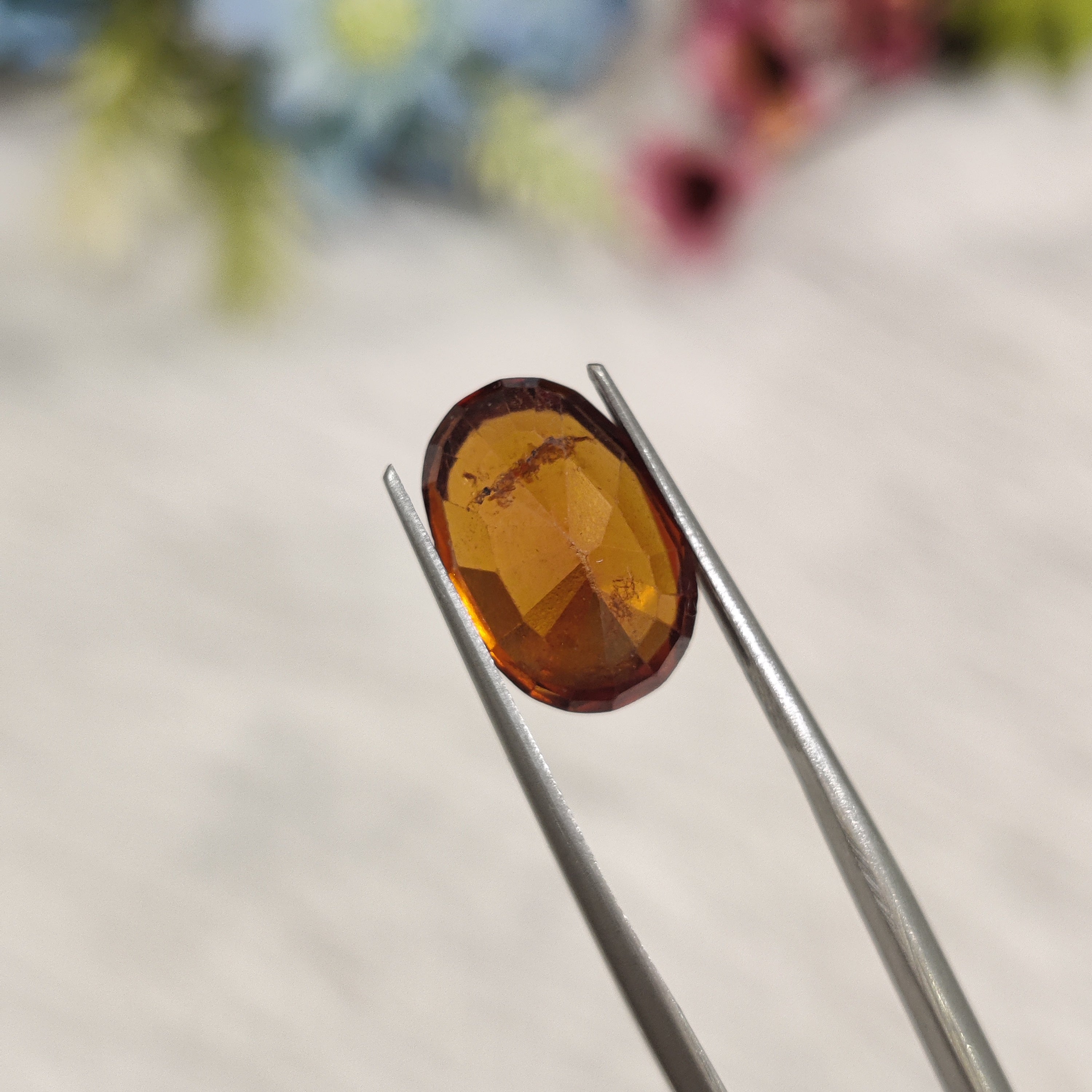 Hessonite Garnet  | HG 28 | 7.04 Carat
