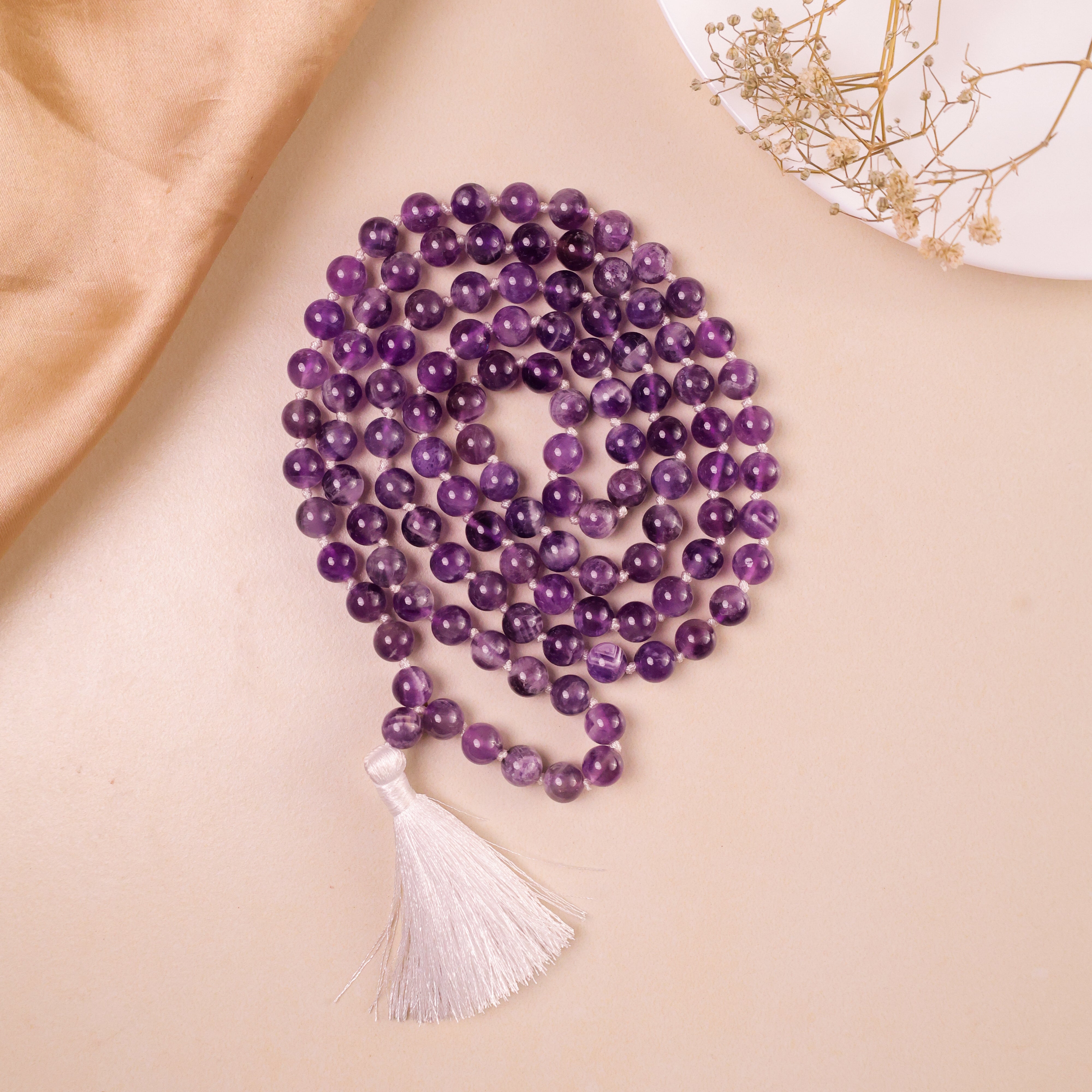 NATURAL AMETHYST  JAAP MALA