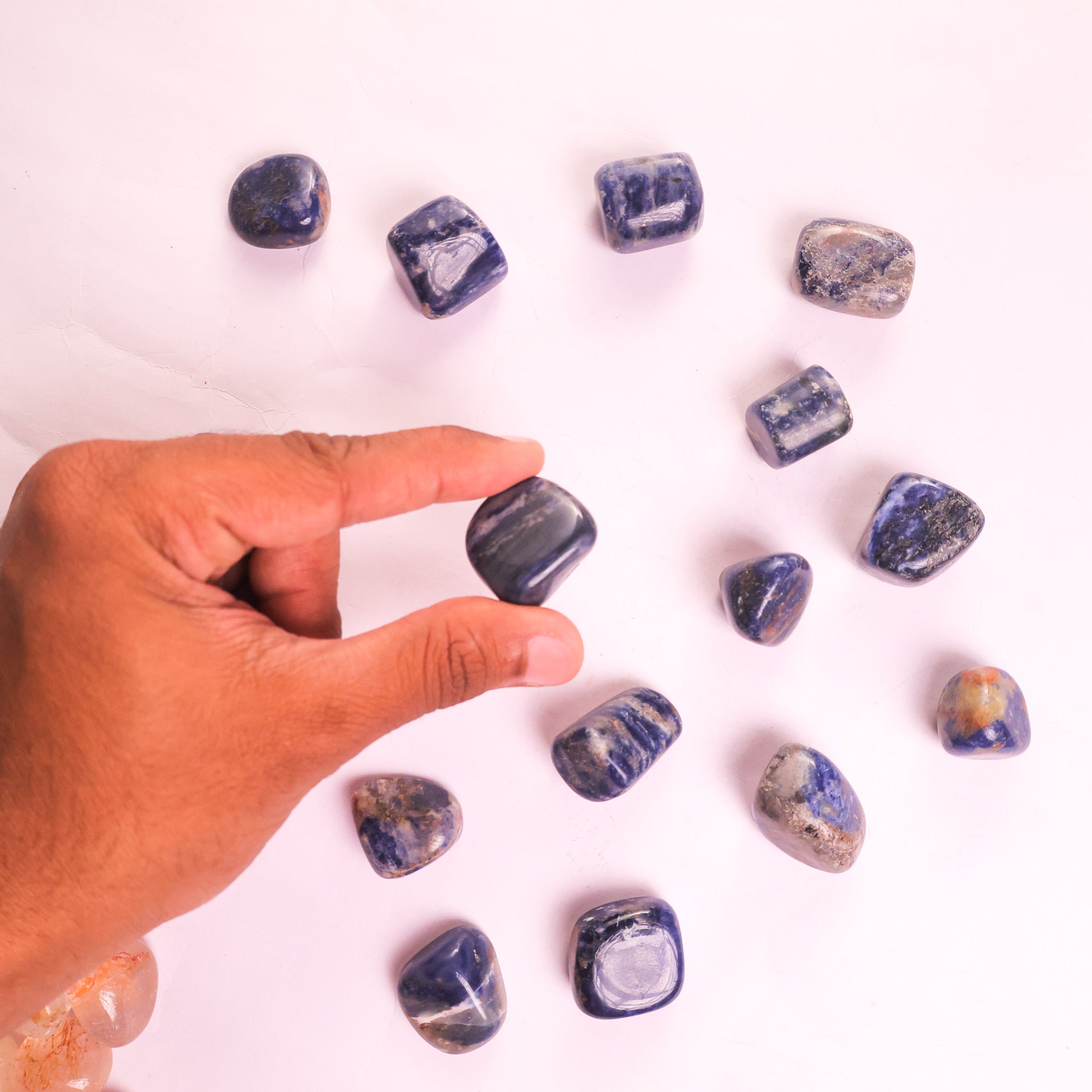 NATURAL SODALITE TUMBLE