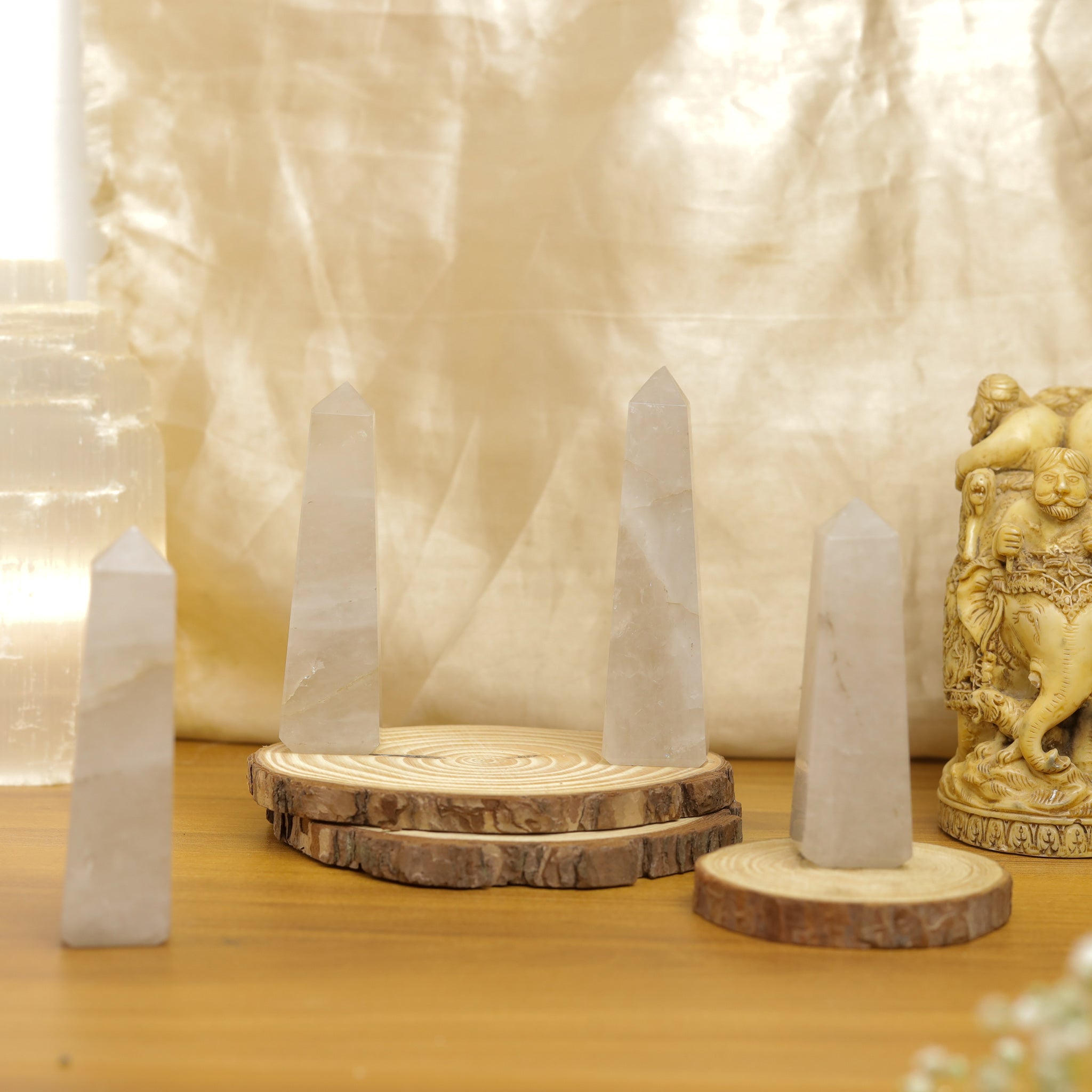 NATURAL SMOKY QUARTZ  WAND