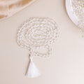 NATURAL CLEAR QUARTZ DIAMOND CUT JAAP MALA