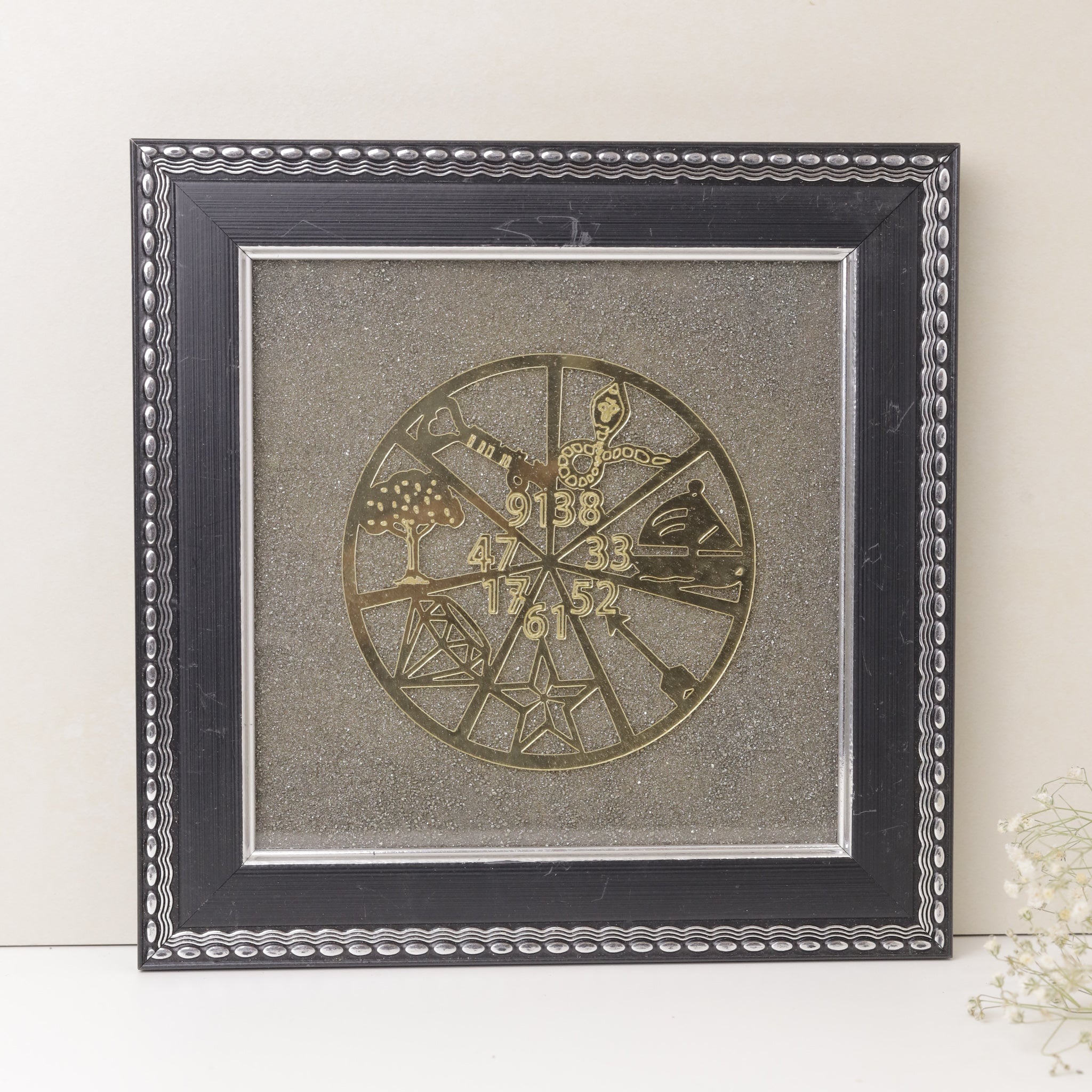 Rudra Devine Yantra Pyrite Frame