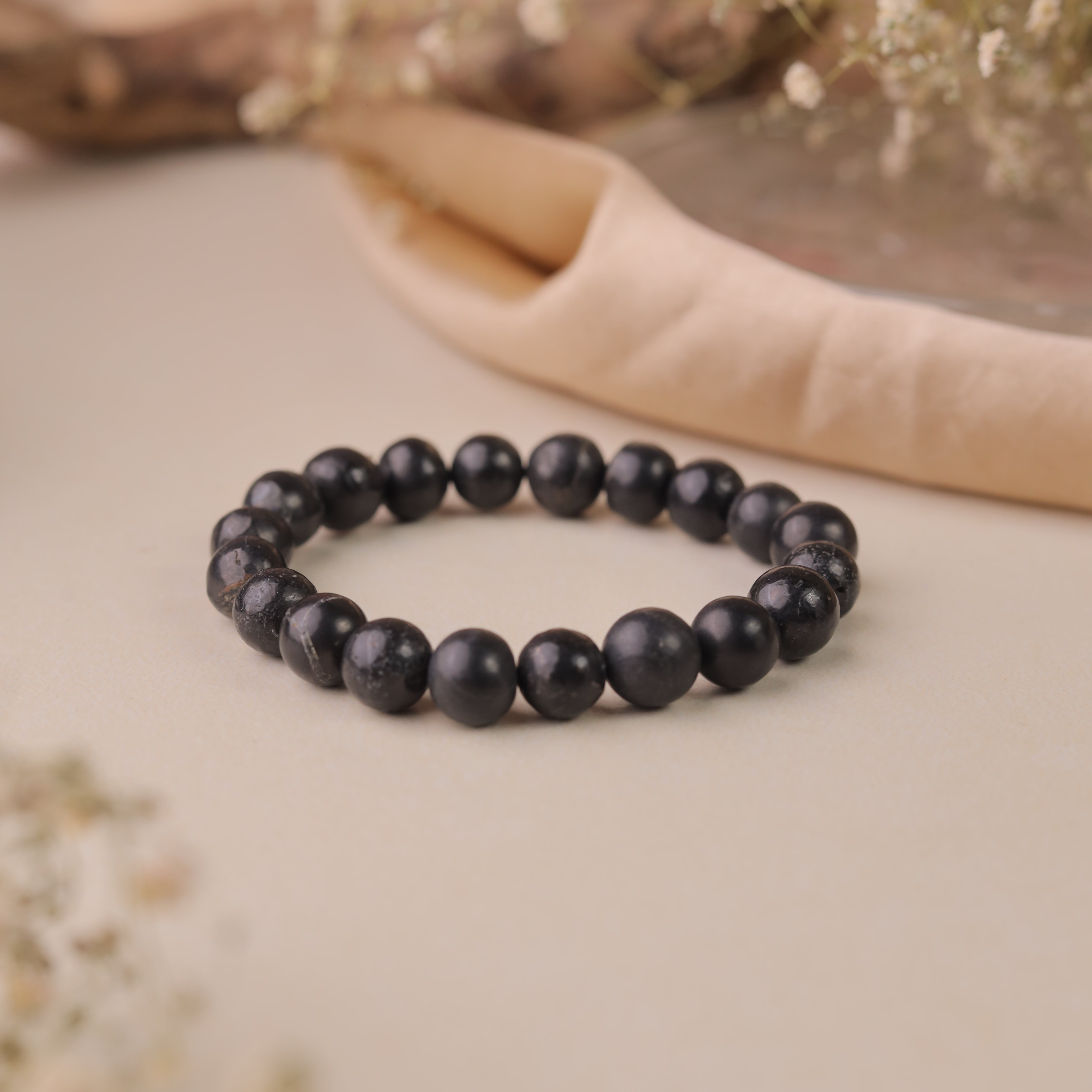 NATURAL SHUNGITE BRACELET