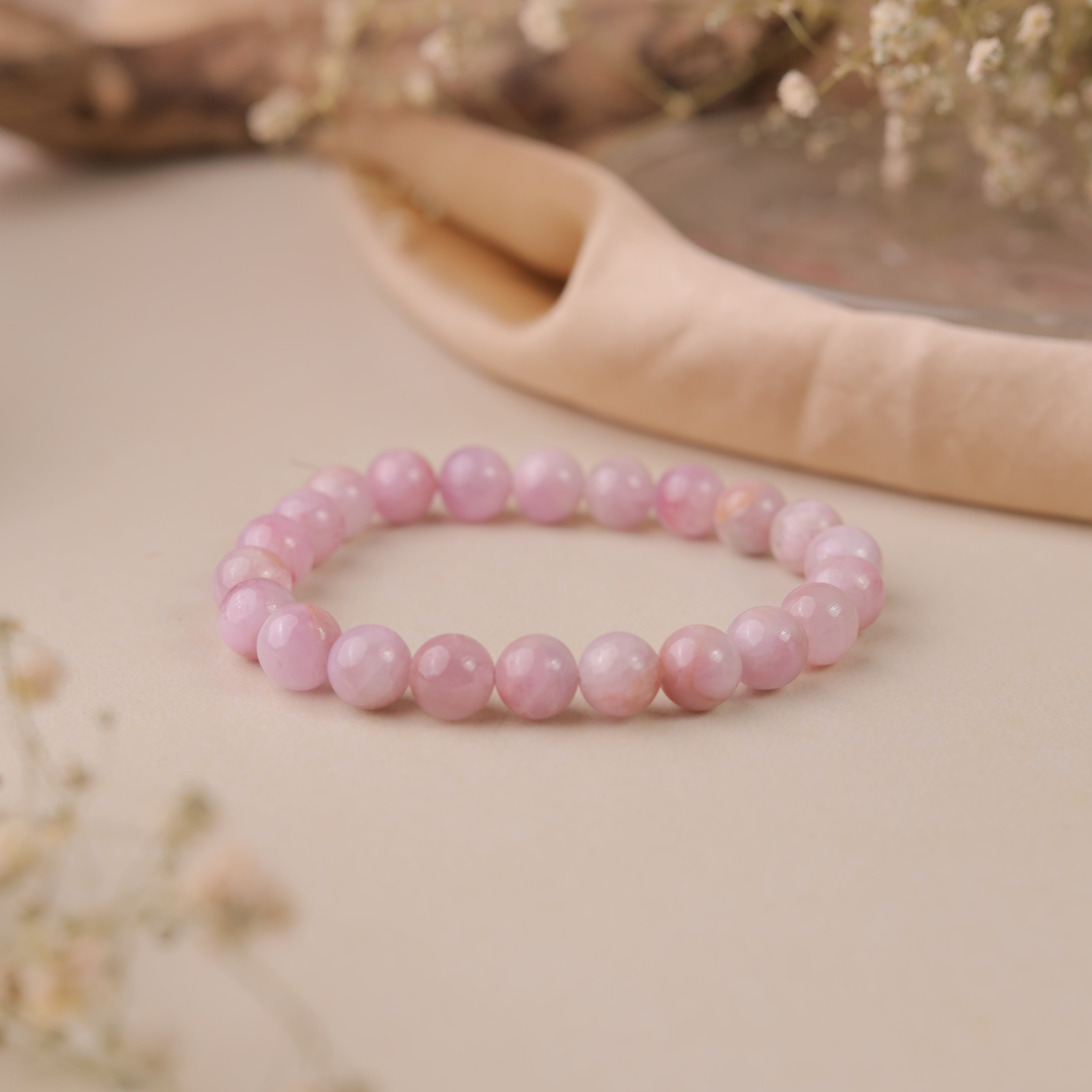 NATURAL KUNZITE BRACELET