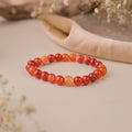 NATURAL CARNELIAN (BANDED) BRACELET