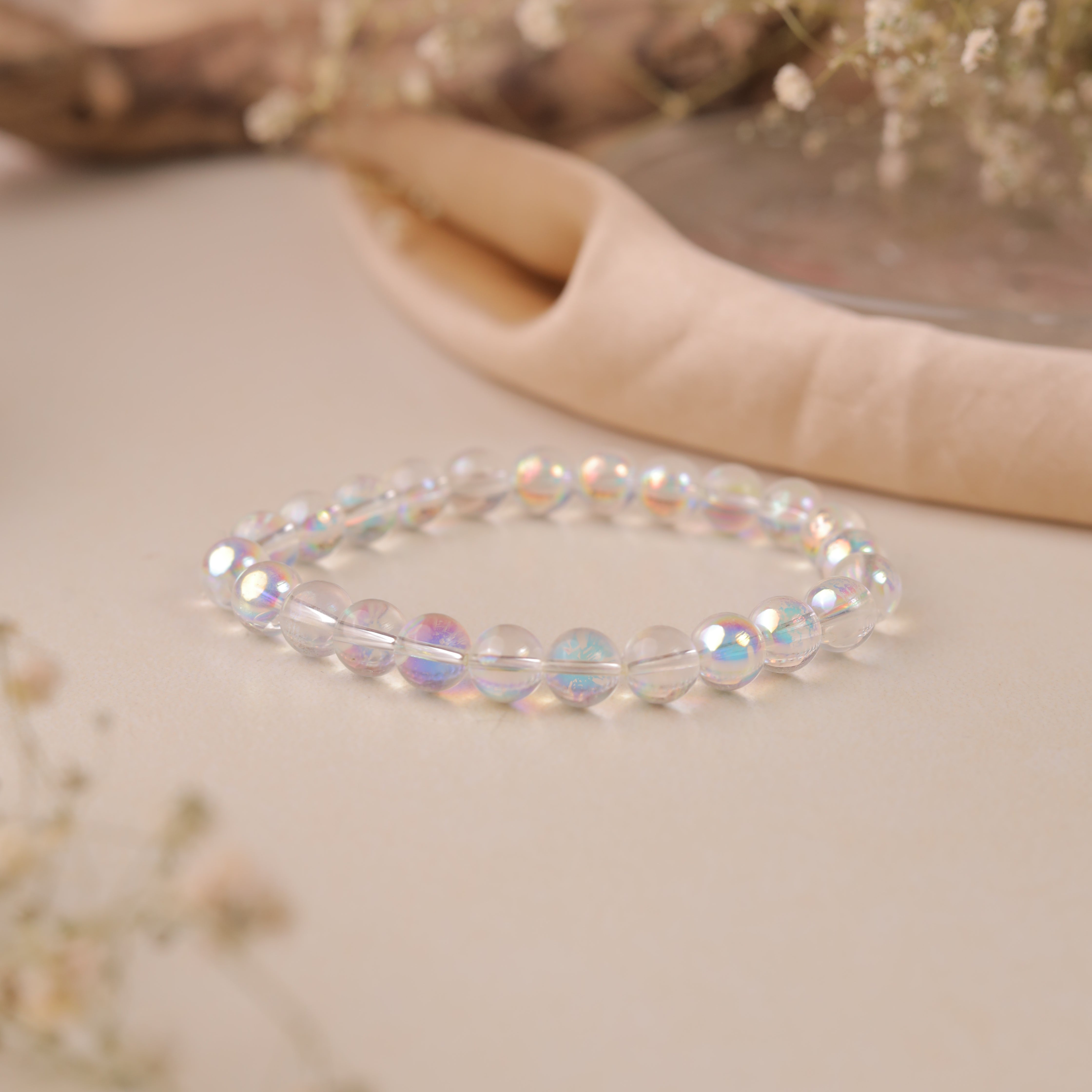 NATURAL AURA QUARTZ BRACELET