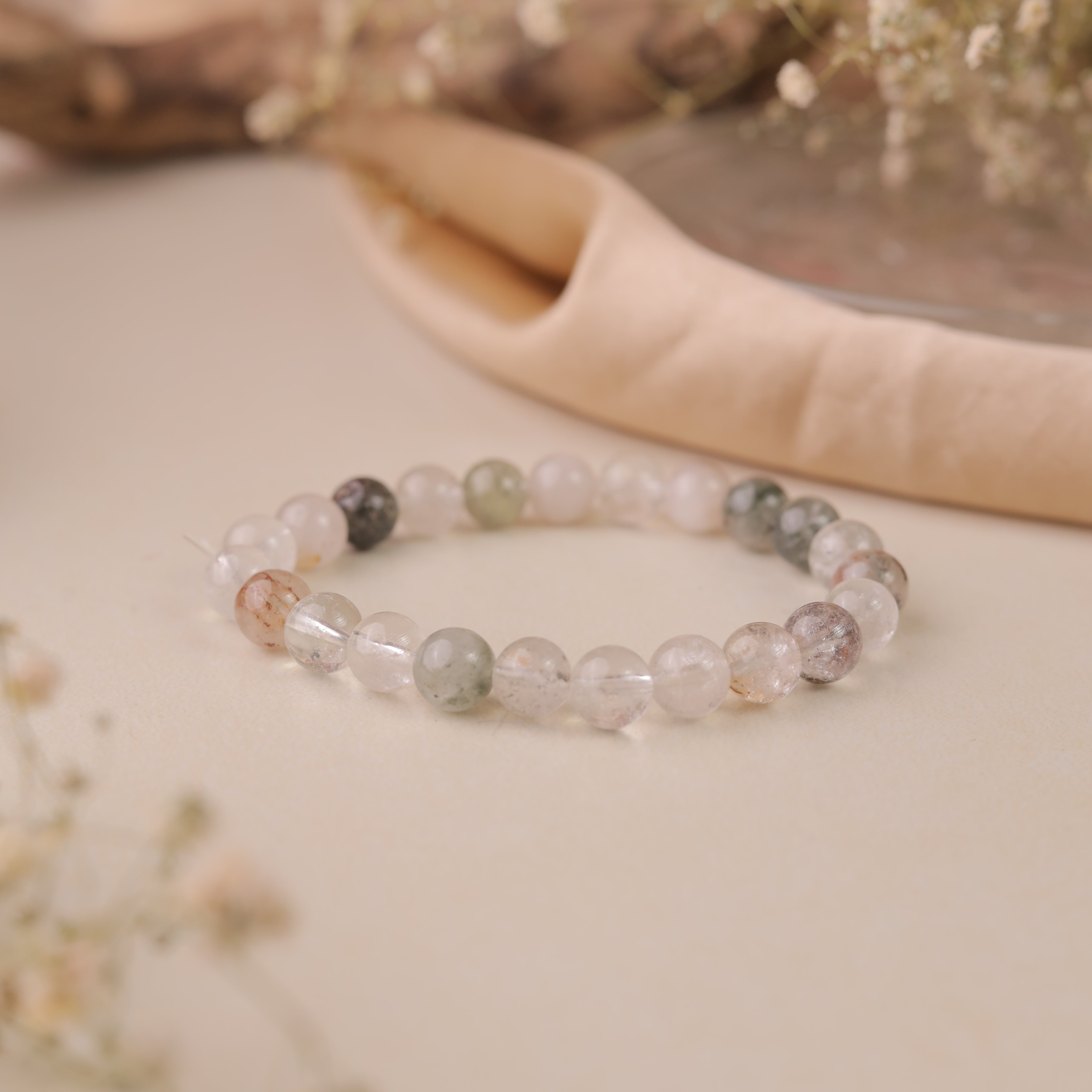 NATURAL GARDEN QUARTZ BRACELET