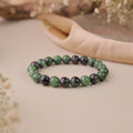 NATURAL RUBY ZOISITE BRACELET
