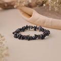 NATURAL SHUNGITE CHIPS BRACELET