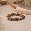 NATURAL TIGER EYE CHIPS STONE BRACELET