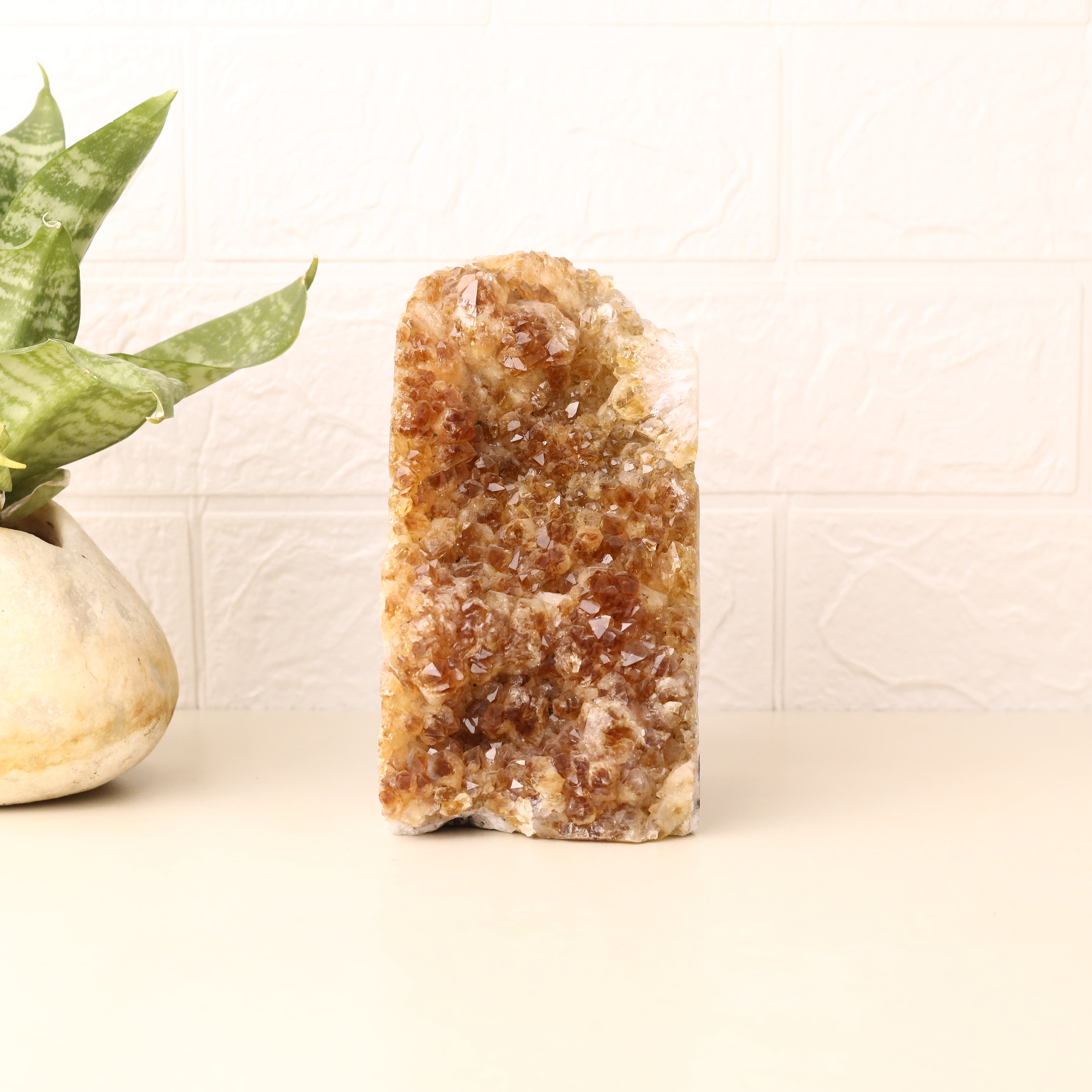 Citrine Cluster Point Geode 1.955g