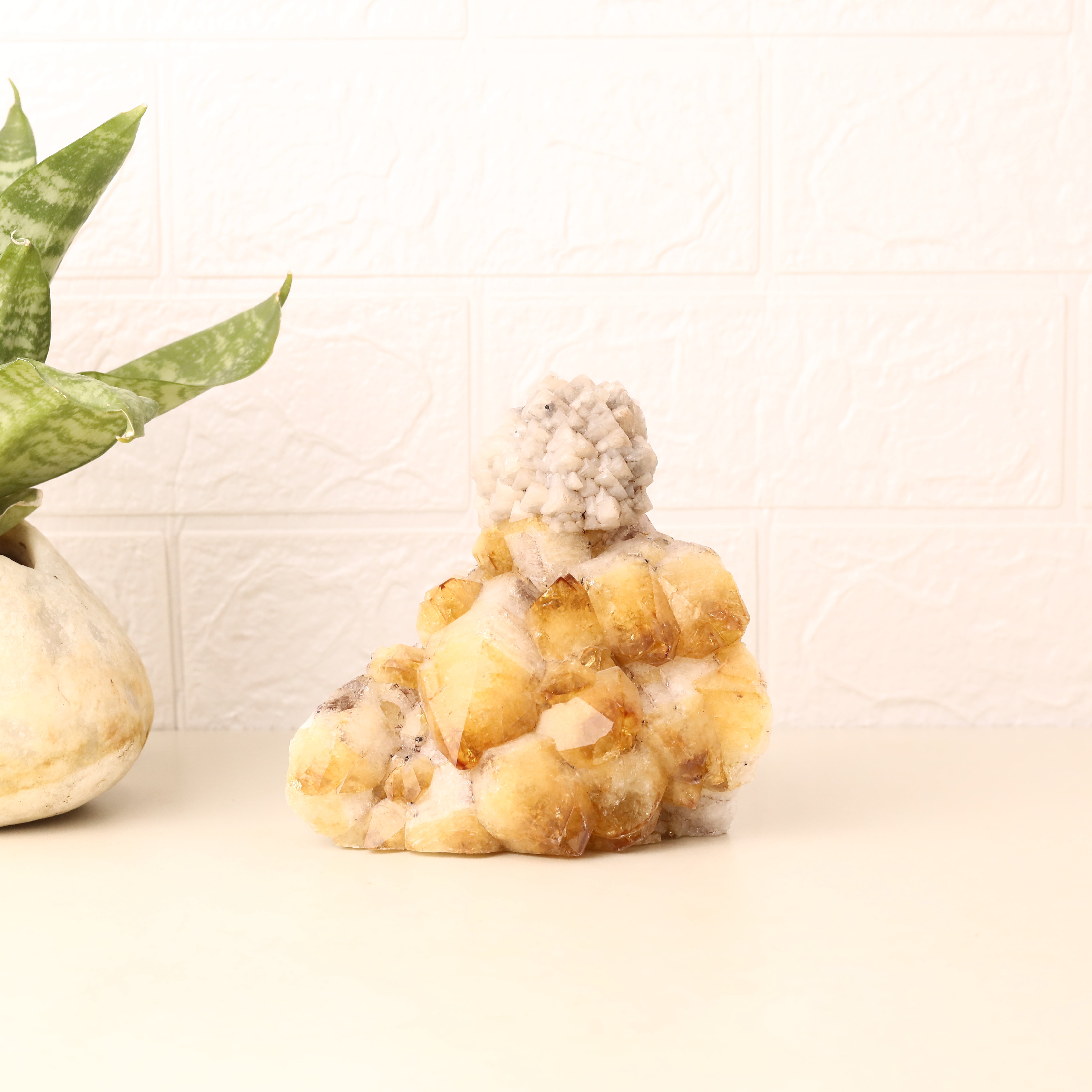 Citrine Cluster Point Geode 1.117g