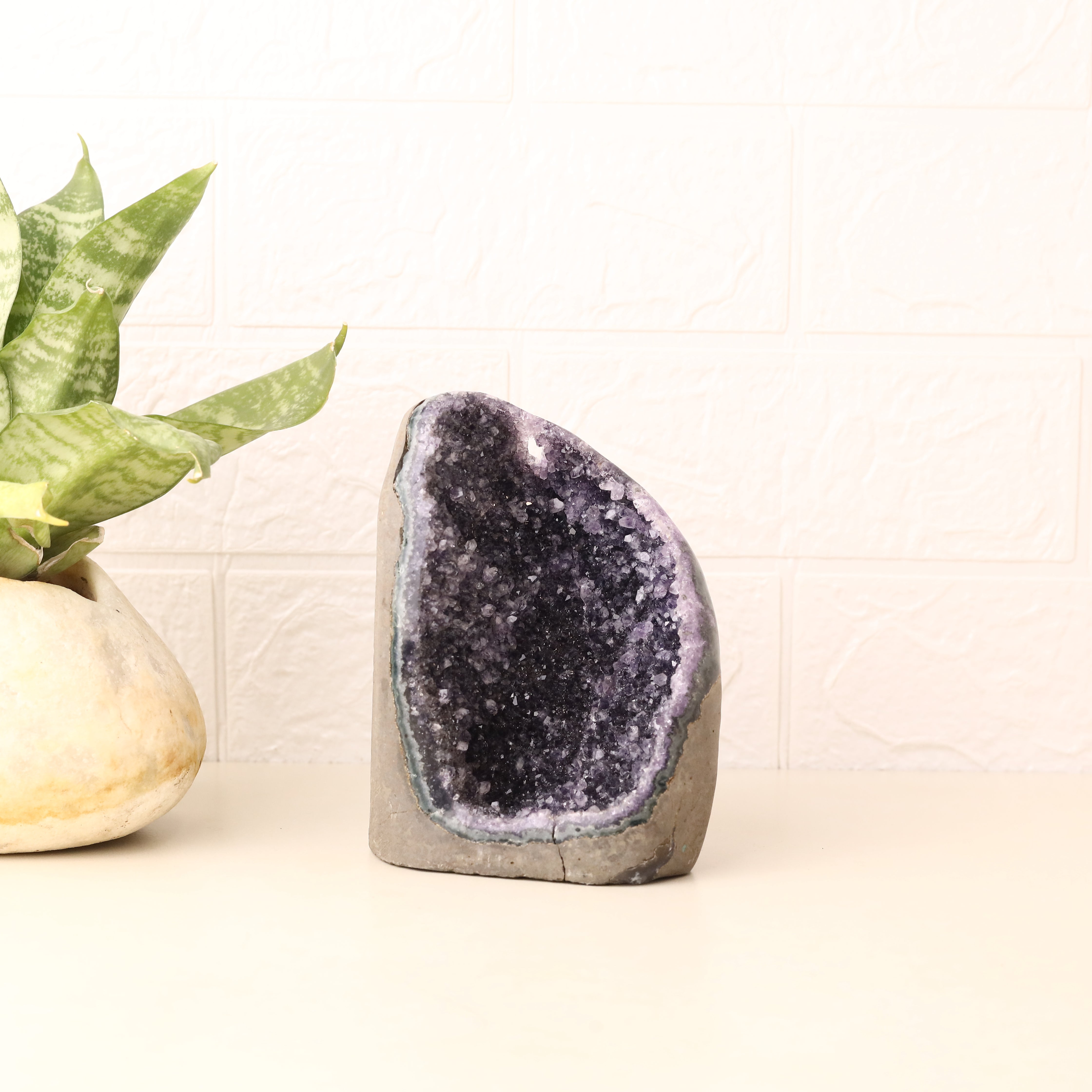 Amethyst Cluster Point Geode 986g