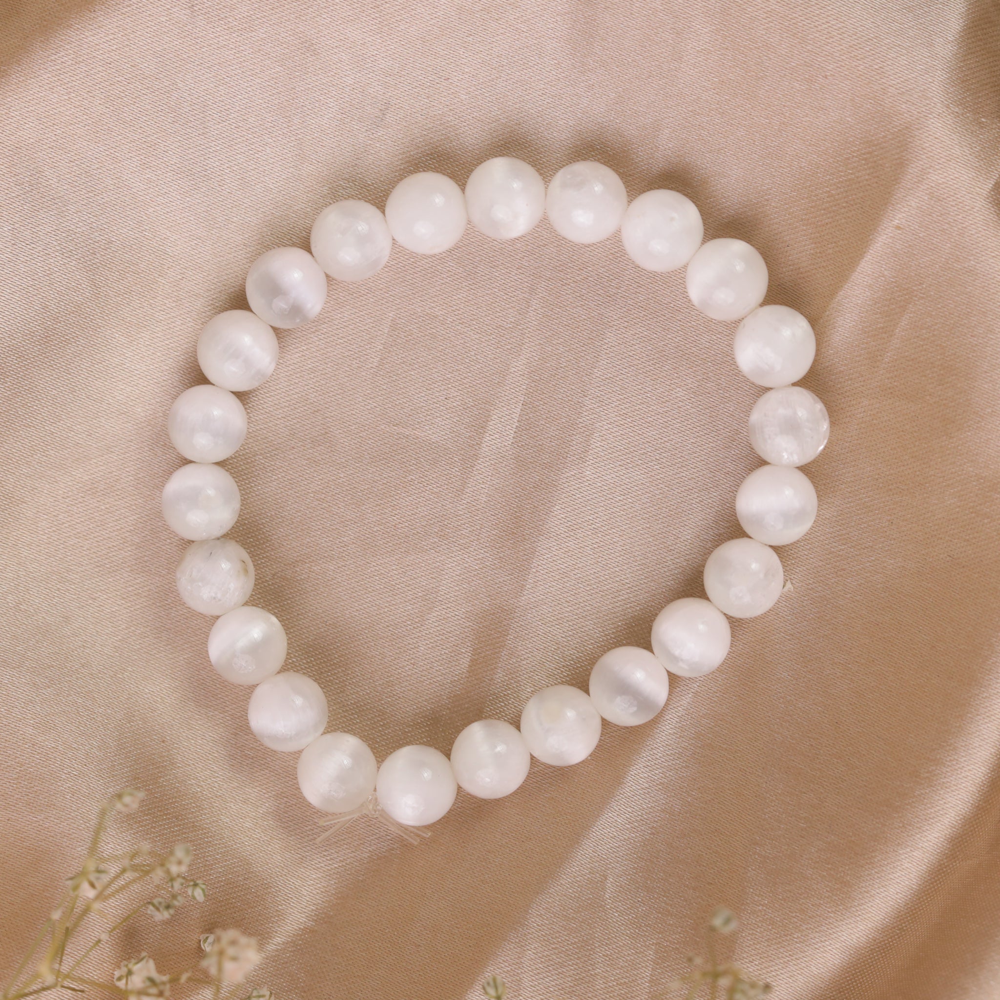 NATURAL SELENITE BRACELET