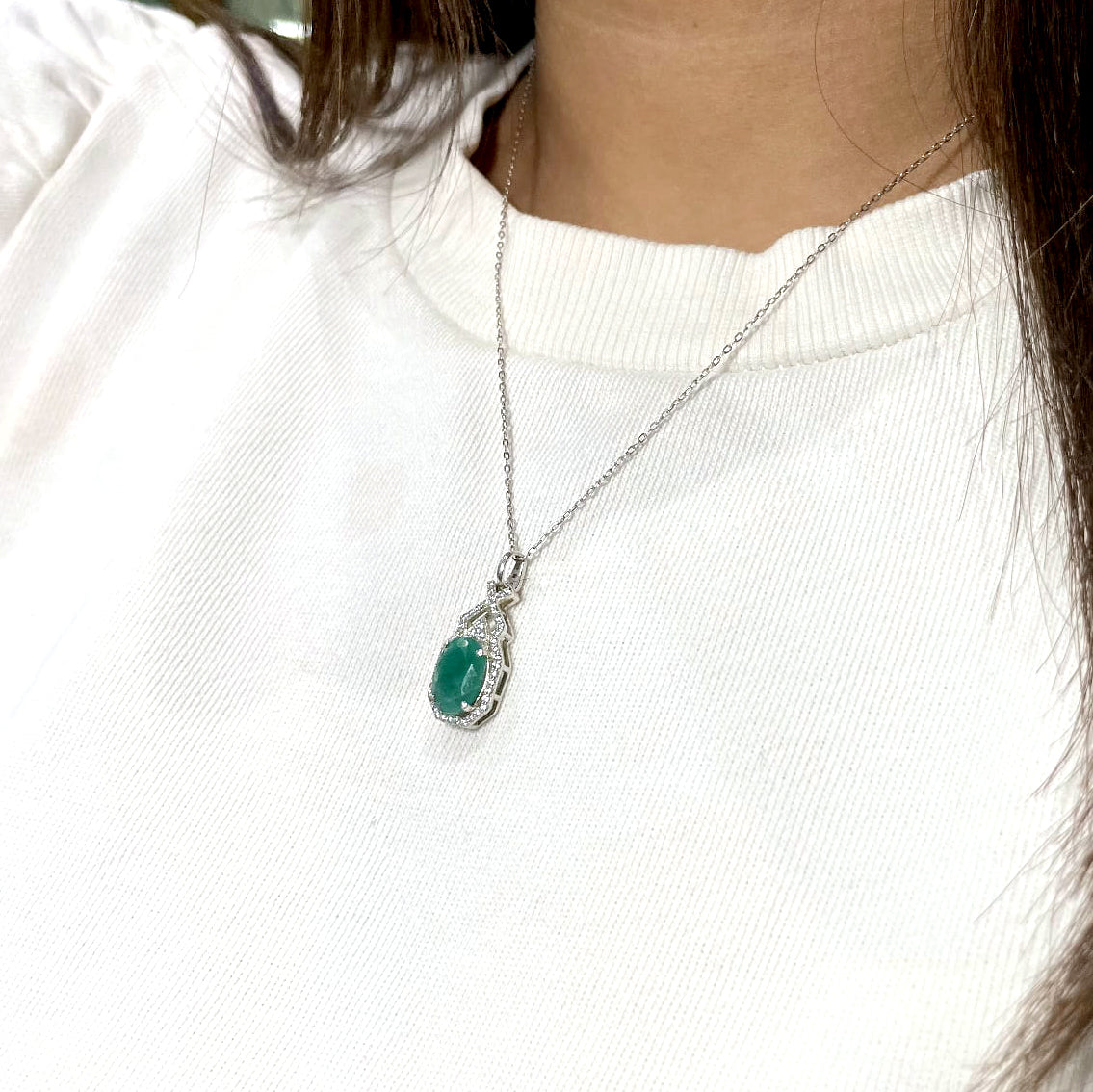 Emerald Pendant BGJP-3