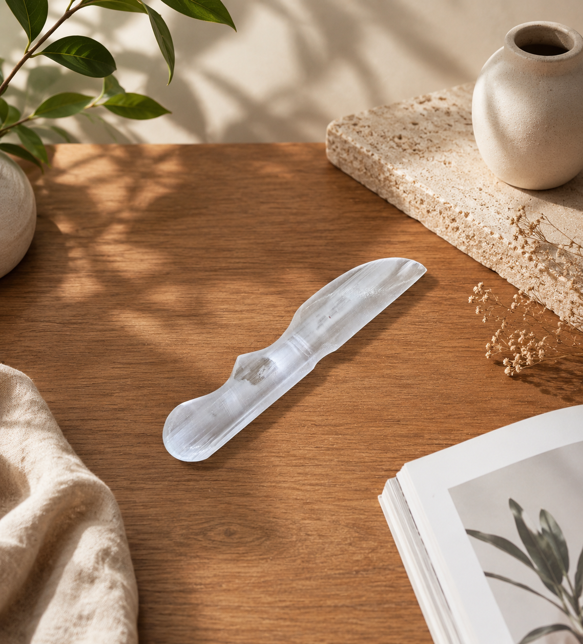 Selenite Knife