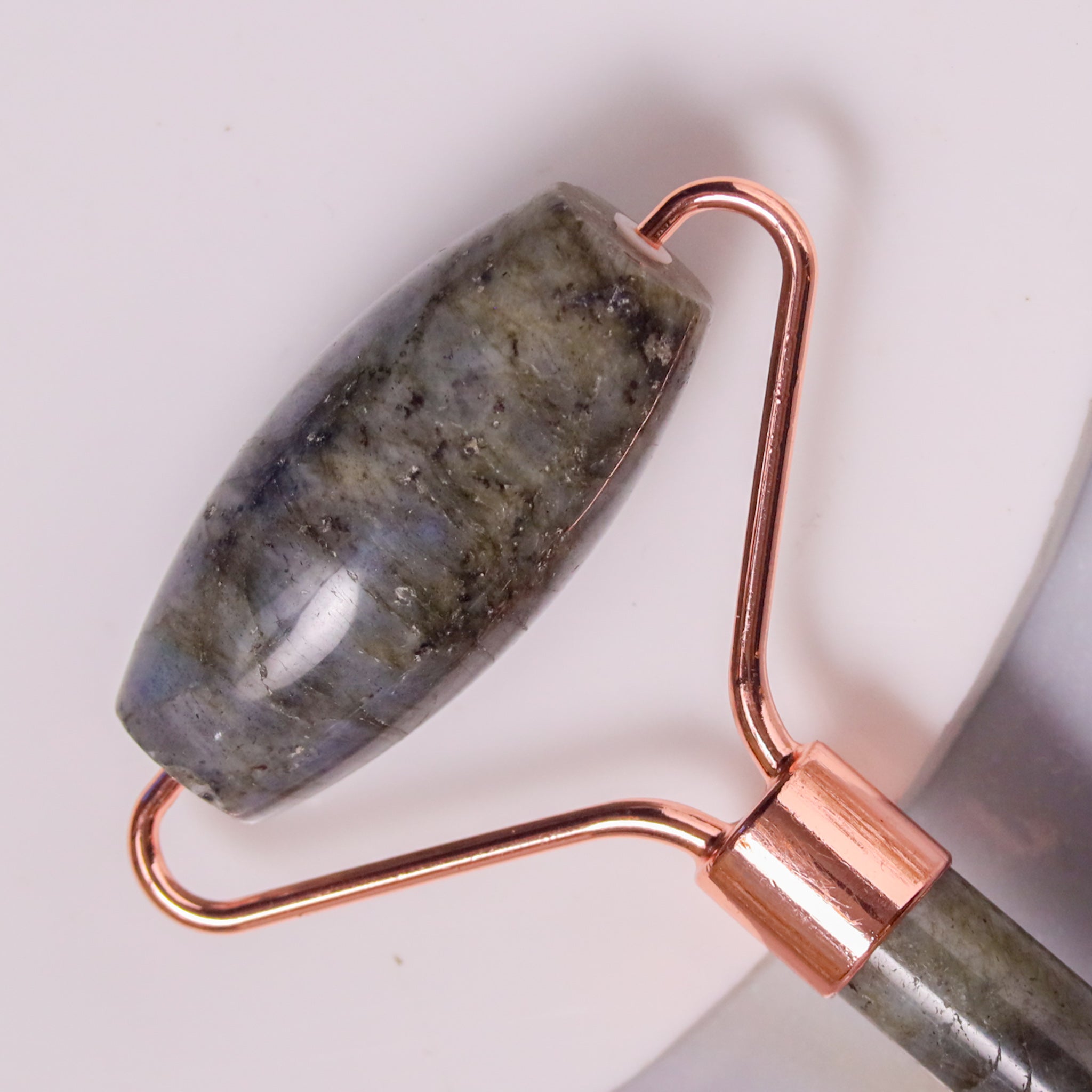 Natural Labradorite Face Roller Second View – Certified Crystal