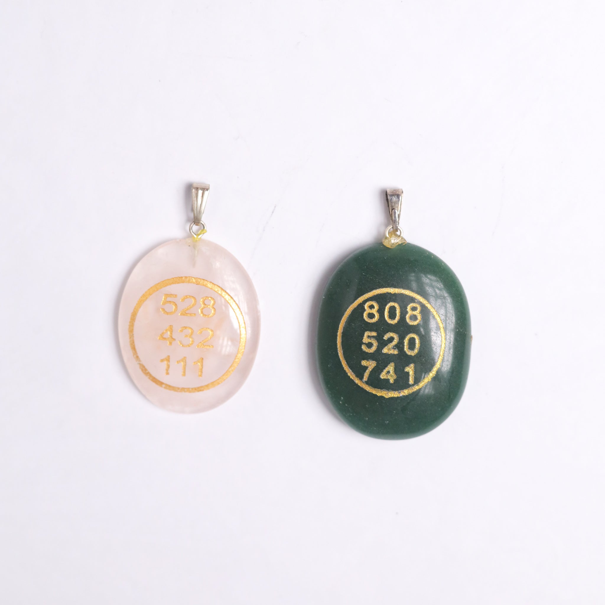 Natural Zibu Coin Pendant – Rose Quartz Crystal Jewellery