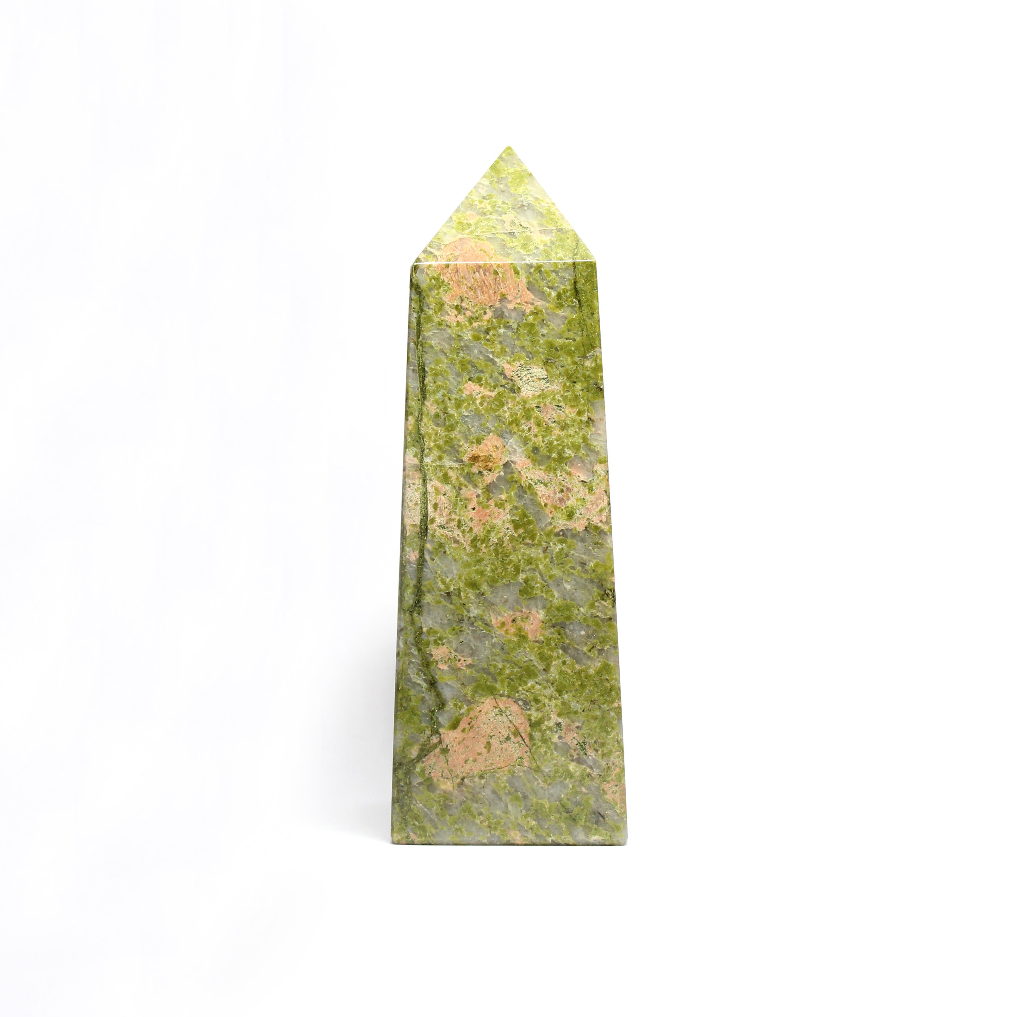 Natural Unakite Tower