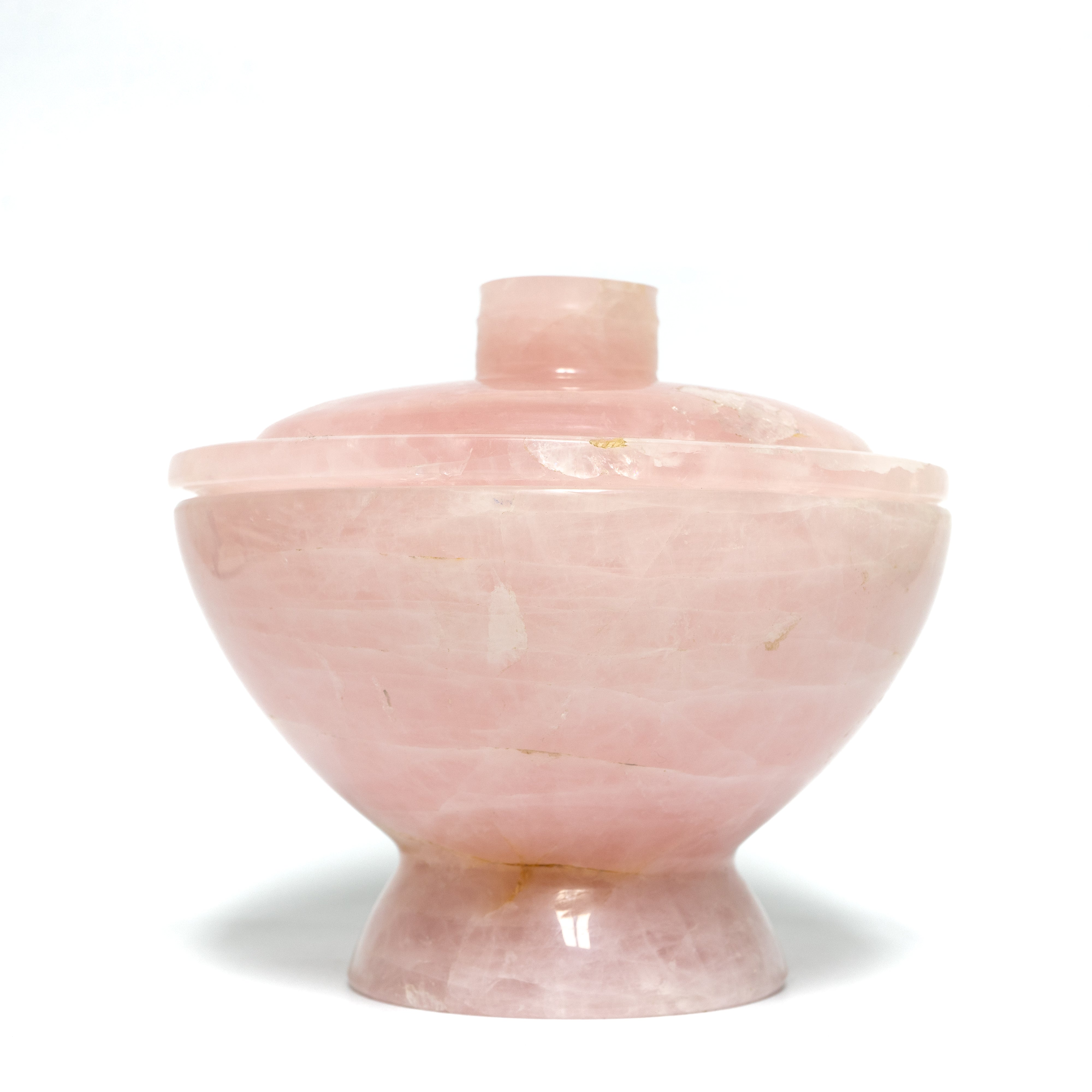 Natural Rose Quartz Bowl