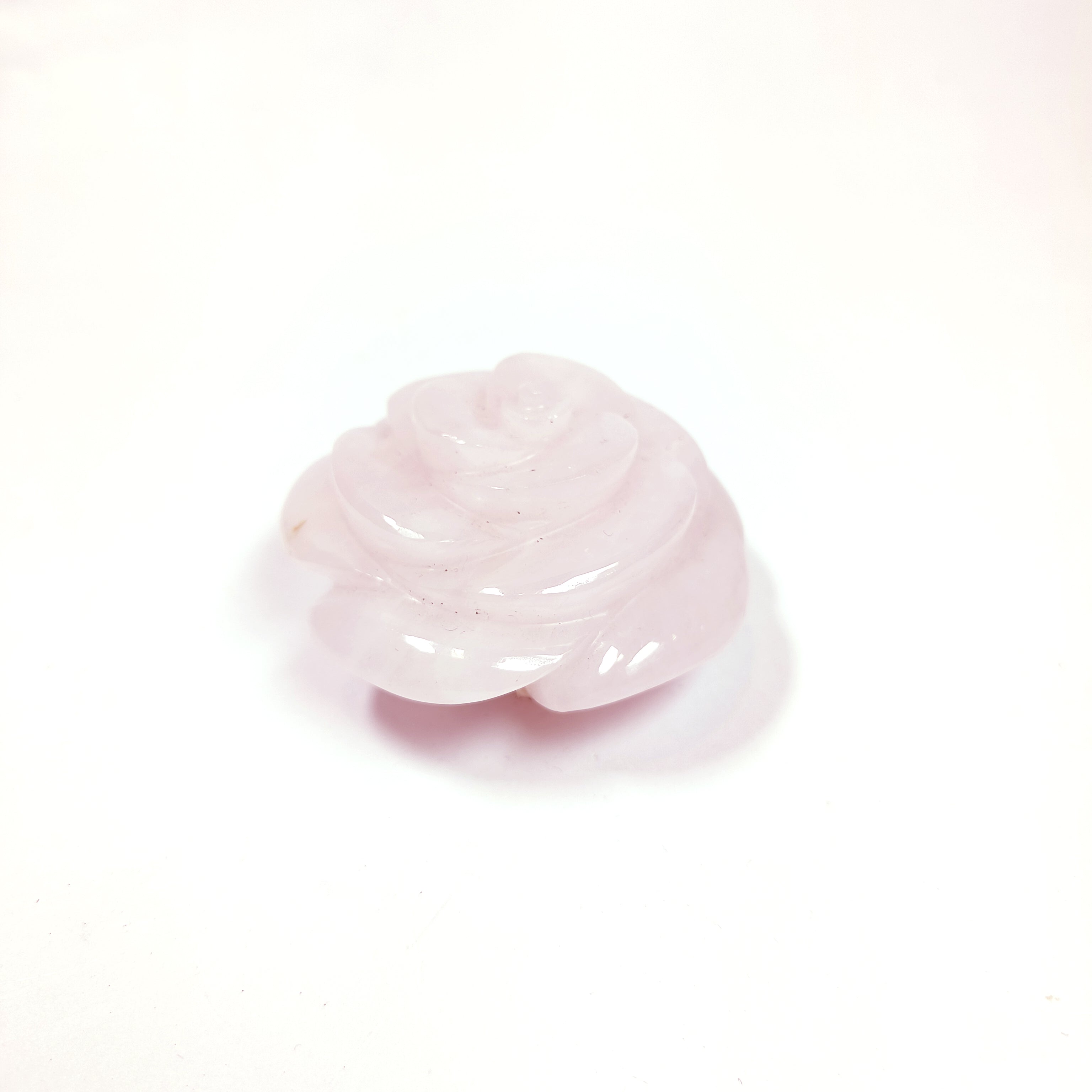 Natural Rose Quartz (Rose Carving) 137g