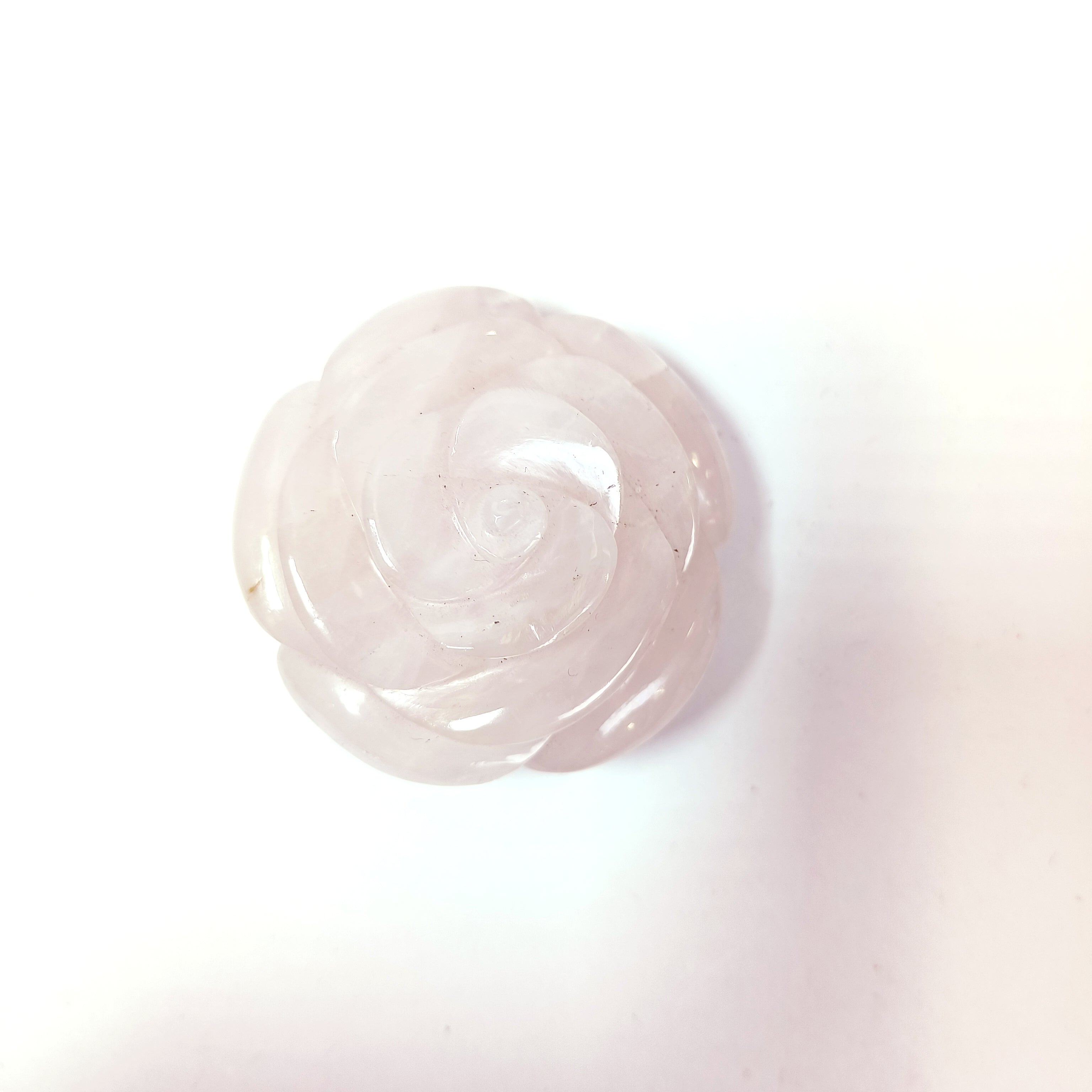 Natural Rose Quartz (Rose Carving) 137g