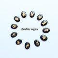 Natural Black Agate Rashi Stone