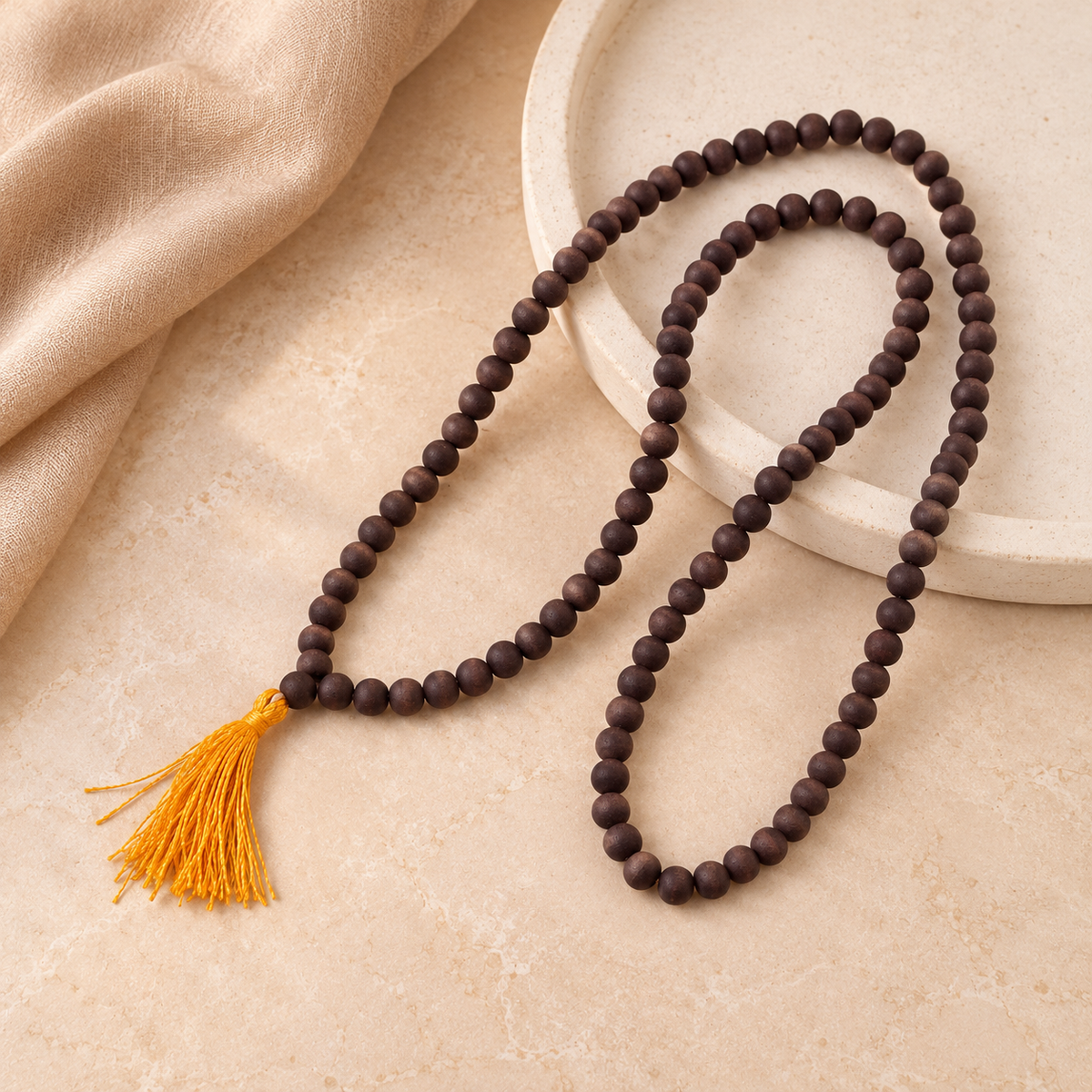 Natural Crystal Jaap Mala — 108 Beads of Genuine Energy & Sacred Intention