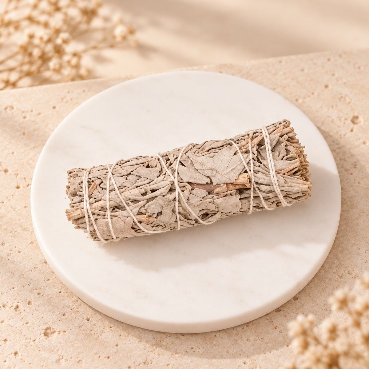 Natural Palo Santo & Sage — Sacred Space Cleansing for Home, Office & Crystals