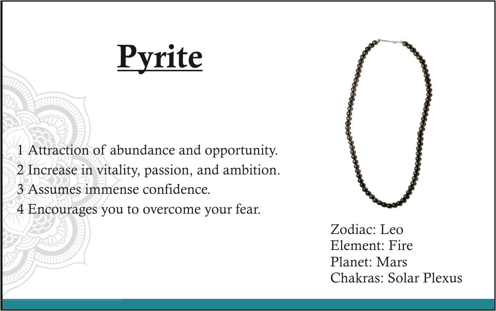 Natural Pyrite Necklace