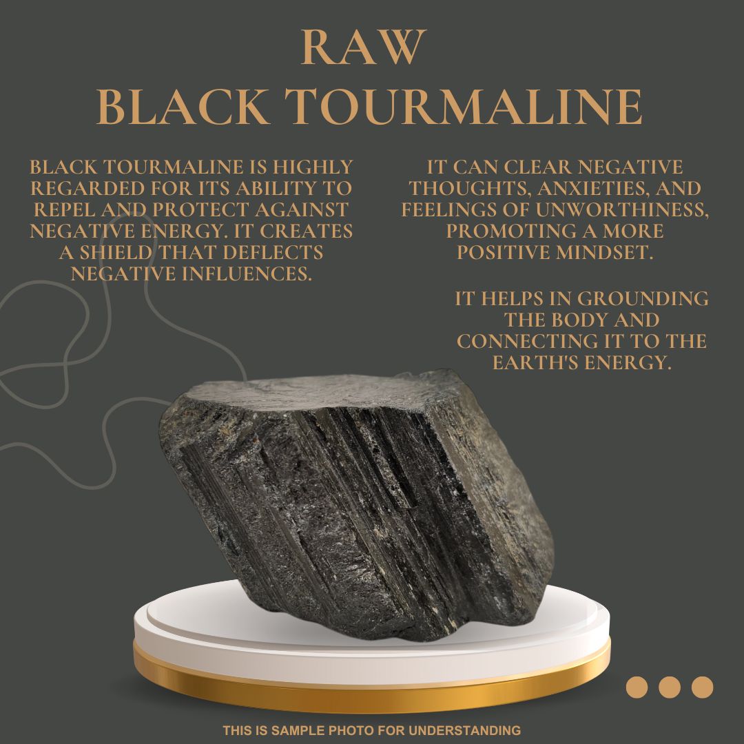 Black Tourmaline Raw | Starting From : 450 Rs | use code "   FREE   ''