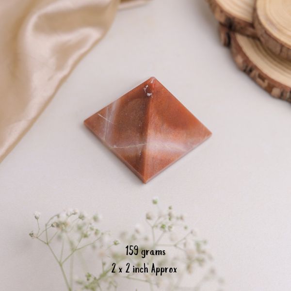 NATURAL RED AVENTURINE  PYRAMID