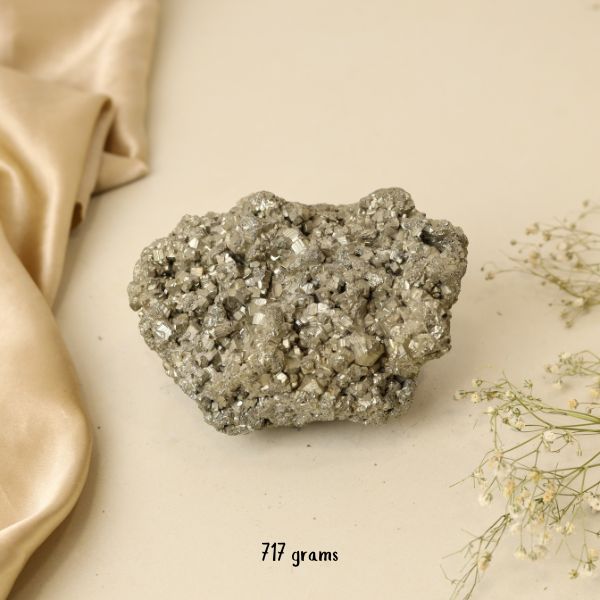 NATURAL PYRITE CLUSTER (717 GRAMS)