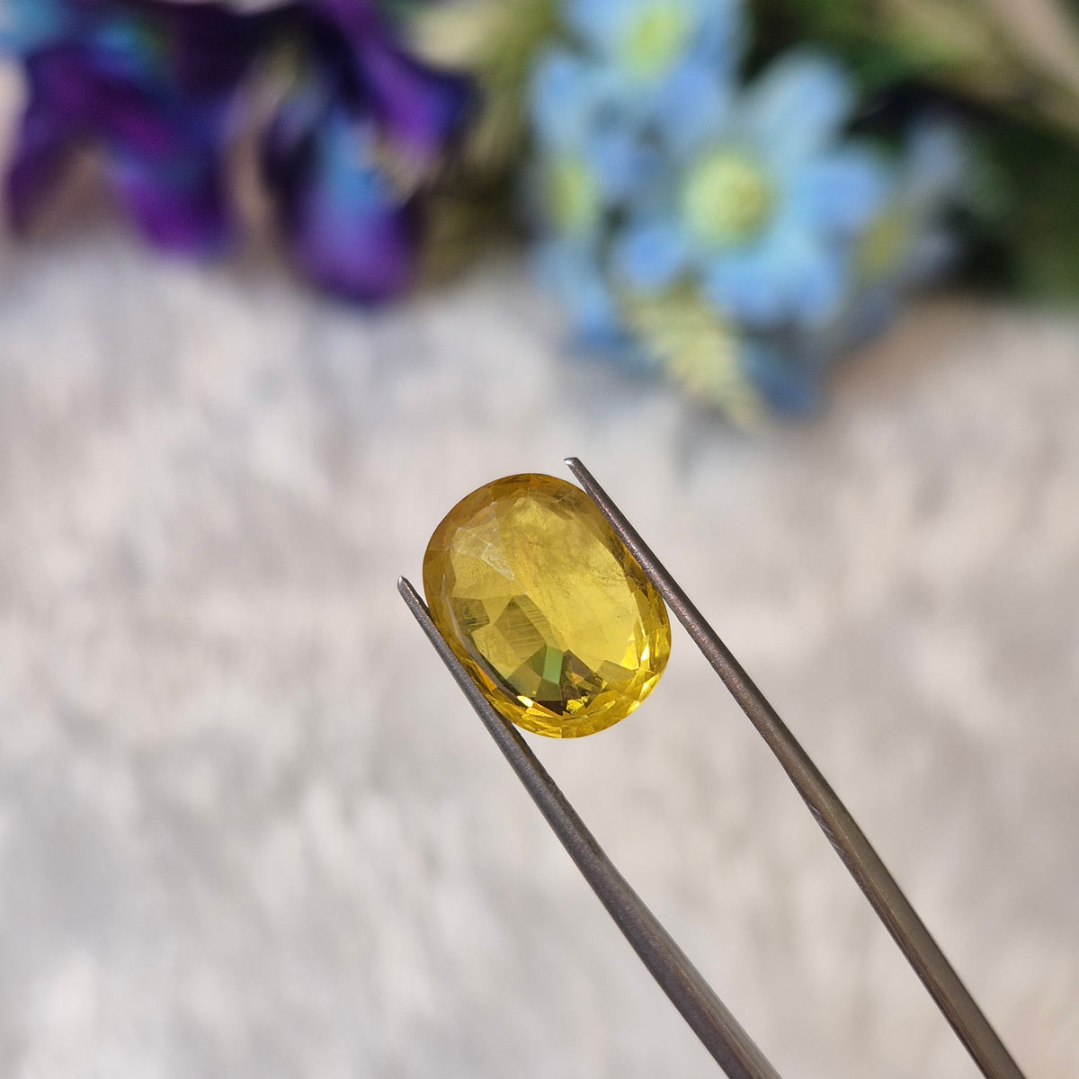 Natural Yellow Sapphire (Pukhraj) | YS 297 | 8.65 Carat | Certified