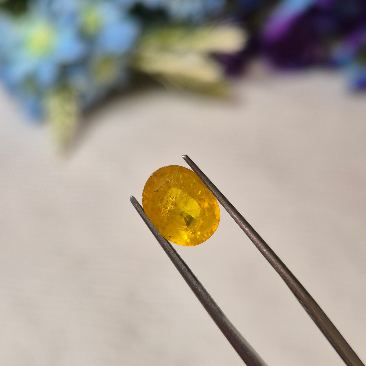 Natural Yellow Sapphire (Pukhraj) | YS 288 | 3.48 Carat | Certified