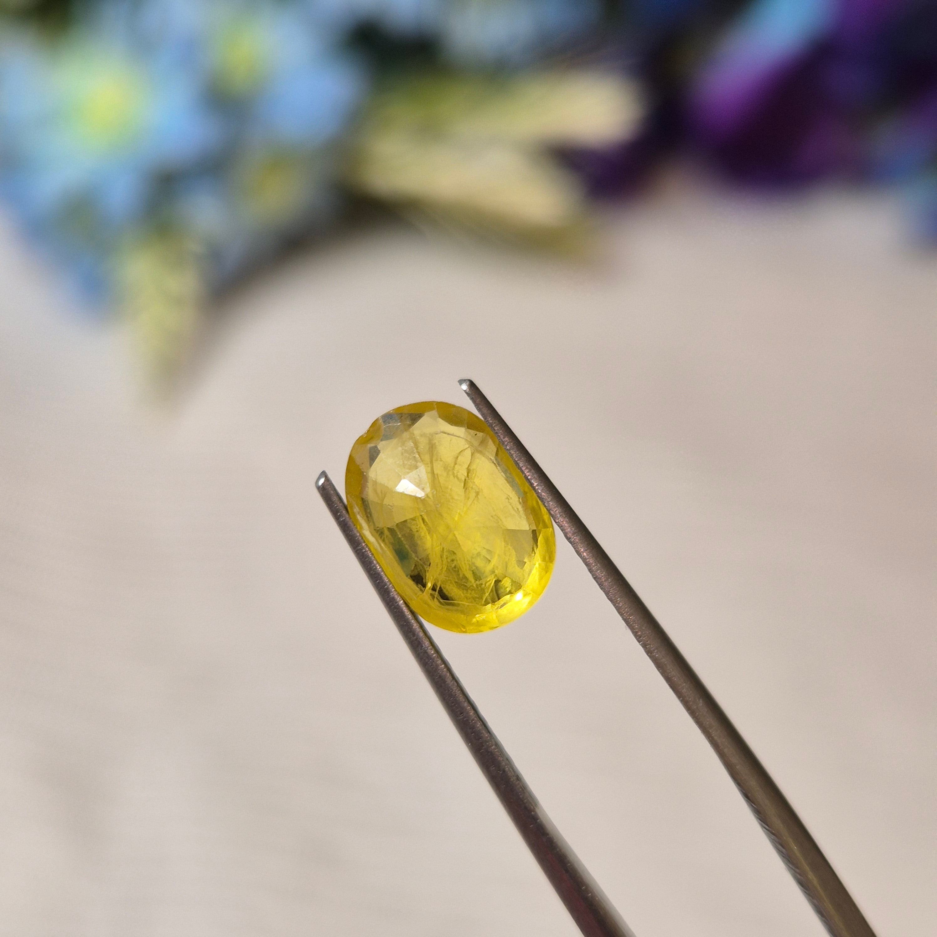 Yellow Sapphire | YS 283 | 3.12 Carat