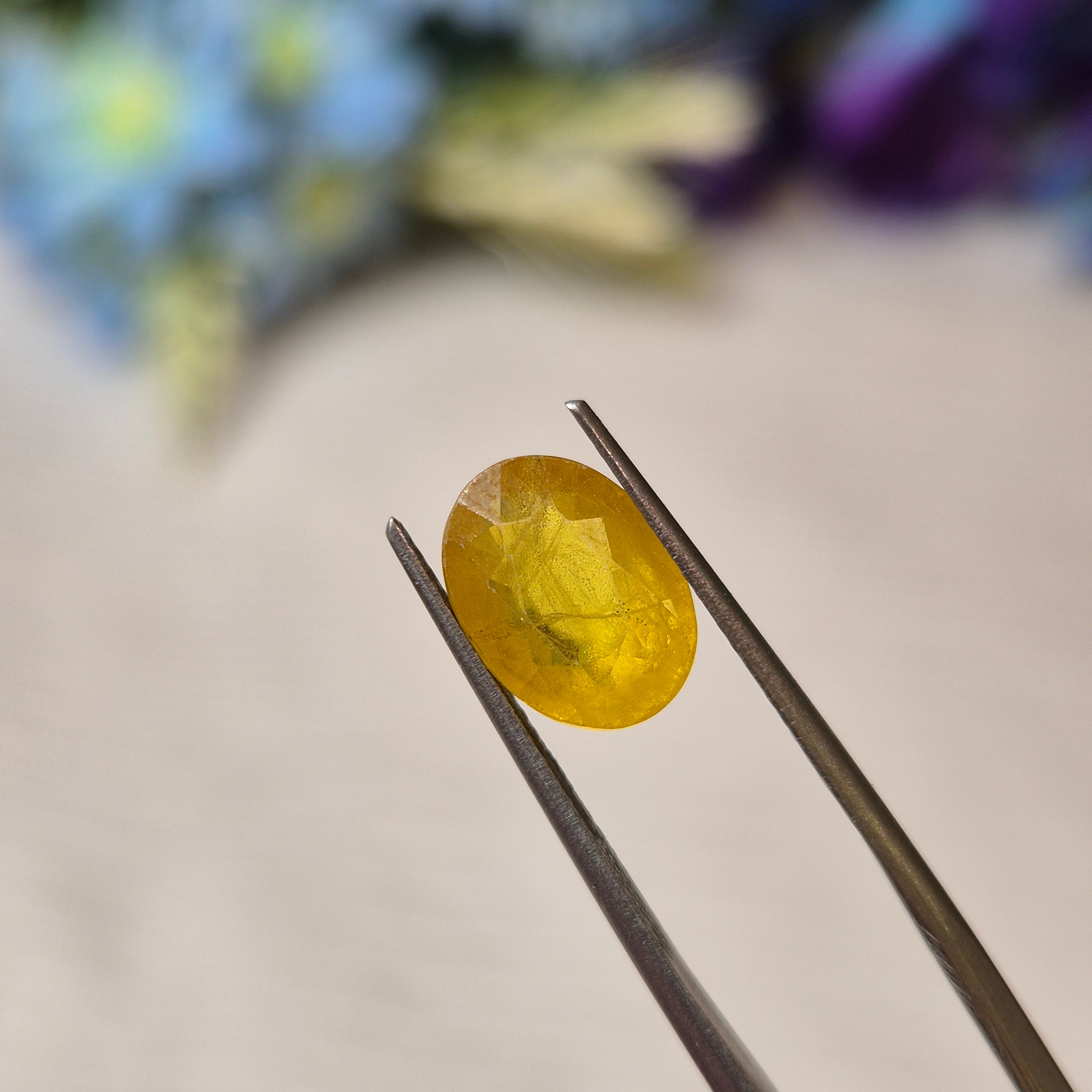 Yellow Sapphire | YS 281 | 4.14 Carat