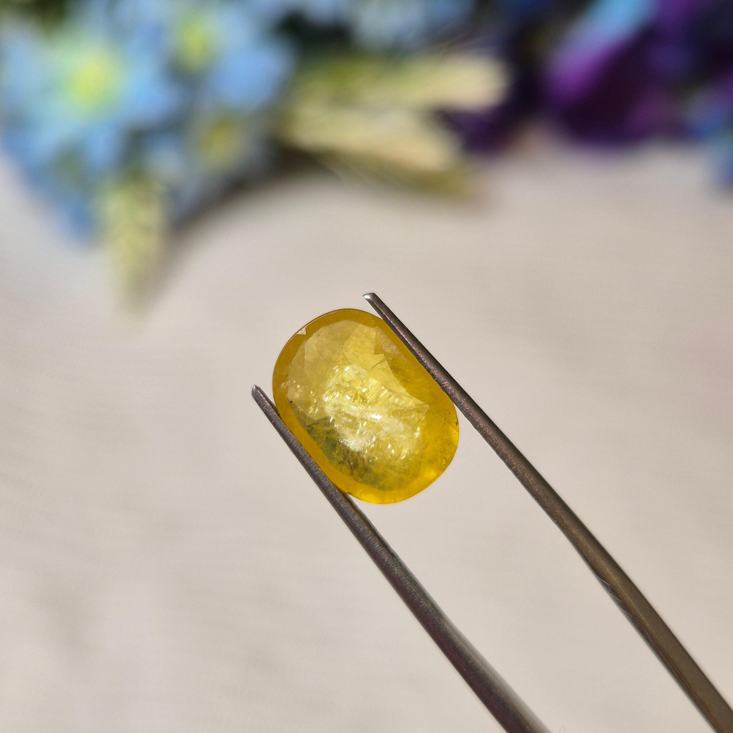 Yellow Sapphire | YS 280 | 4.18 Carat