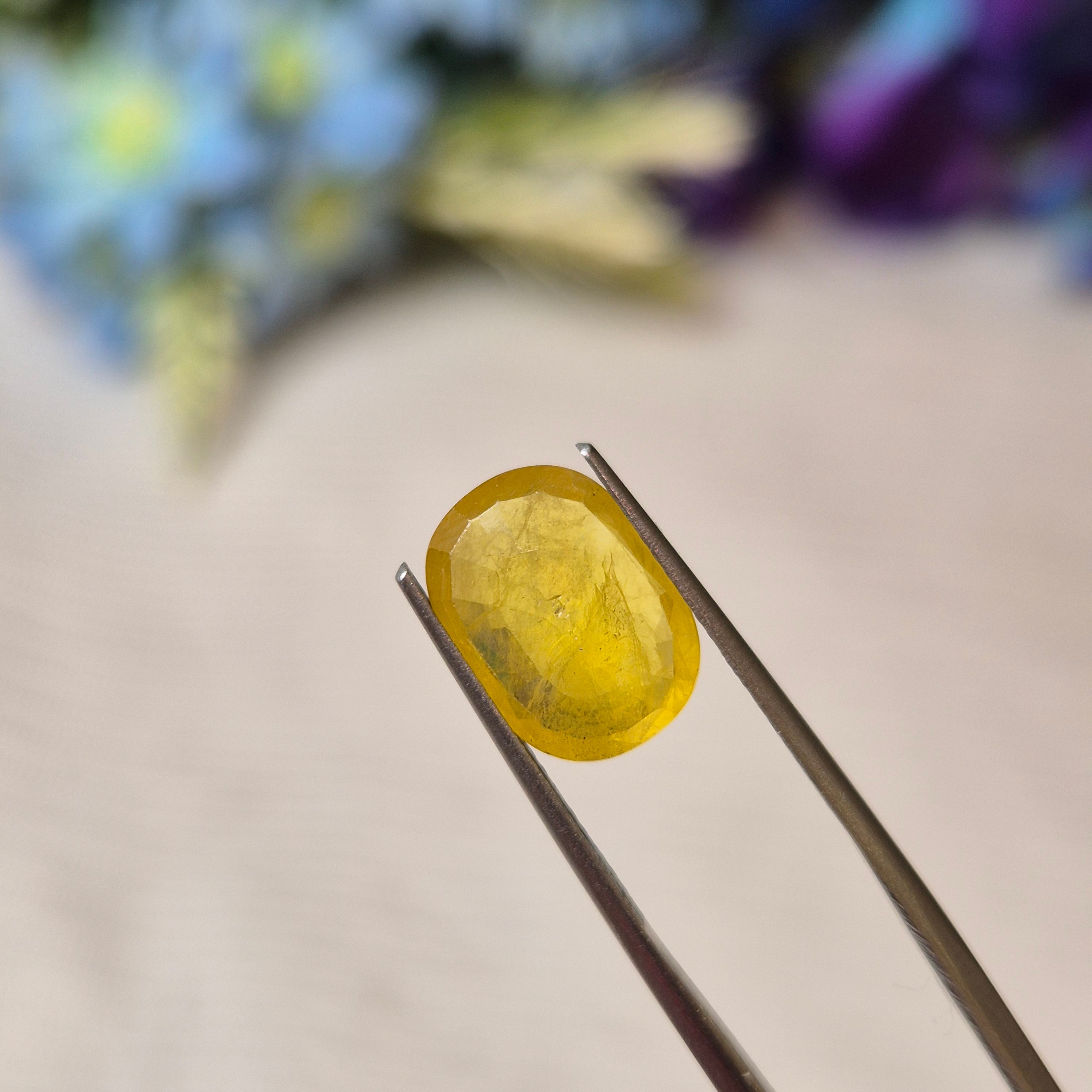 Yellow Sapphire | YS 280 | 4.18 Carat