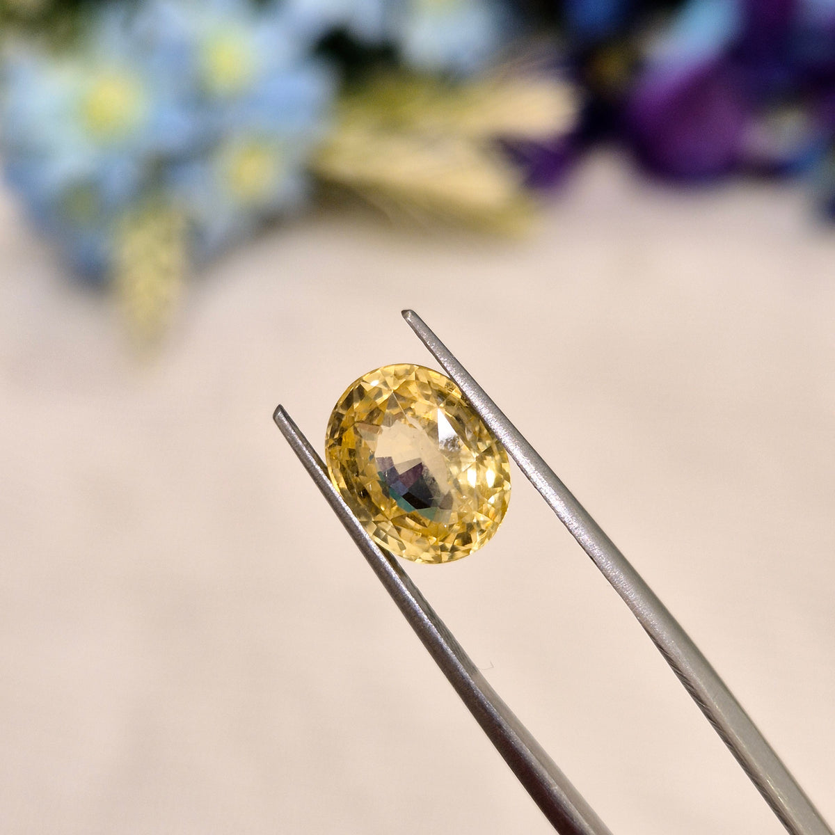 Natural Yellow Sapphire (Pukhraj) | YS 270 | 4.70 Carat | Certified