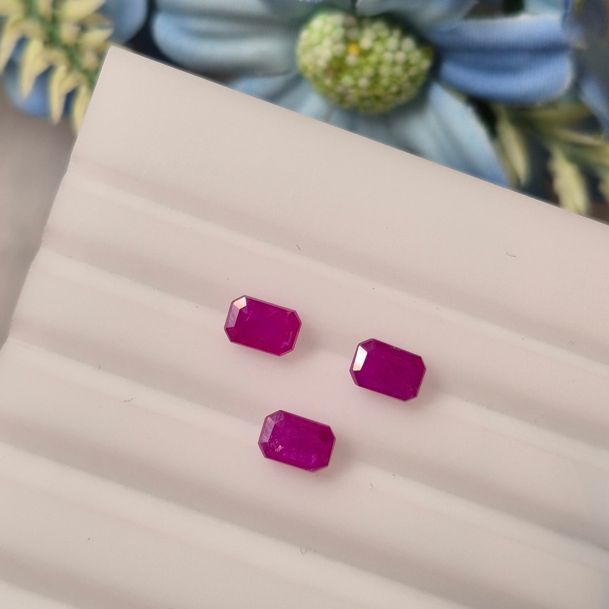 Natural Ruby Pair Gemstone – Certified | Bellarosa Gems