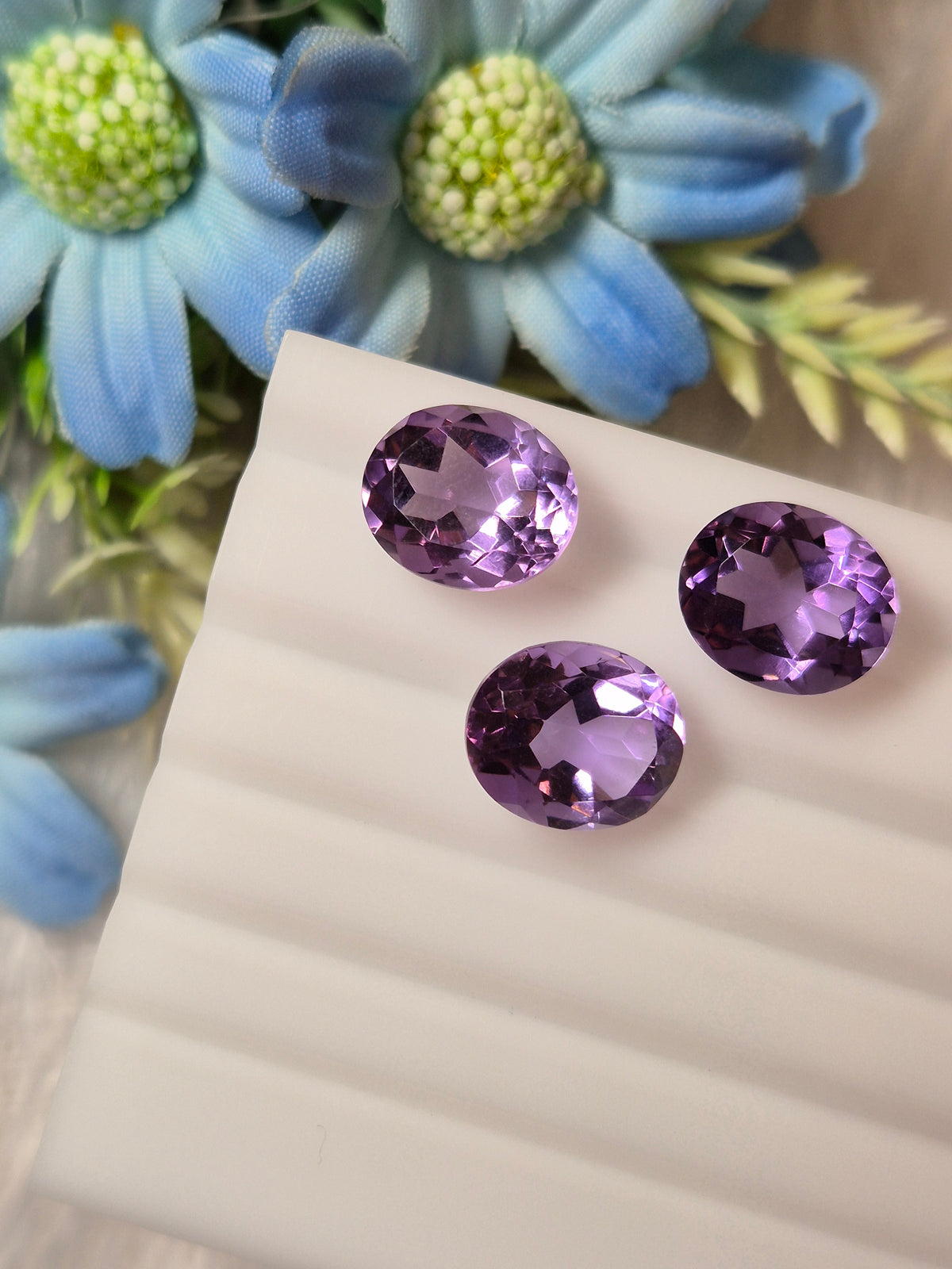 Natural Amethyst (Jamunia) | AME 122 | 15.74 Carat | Certified