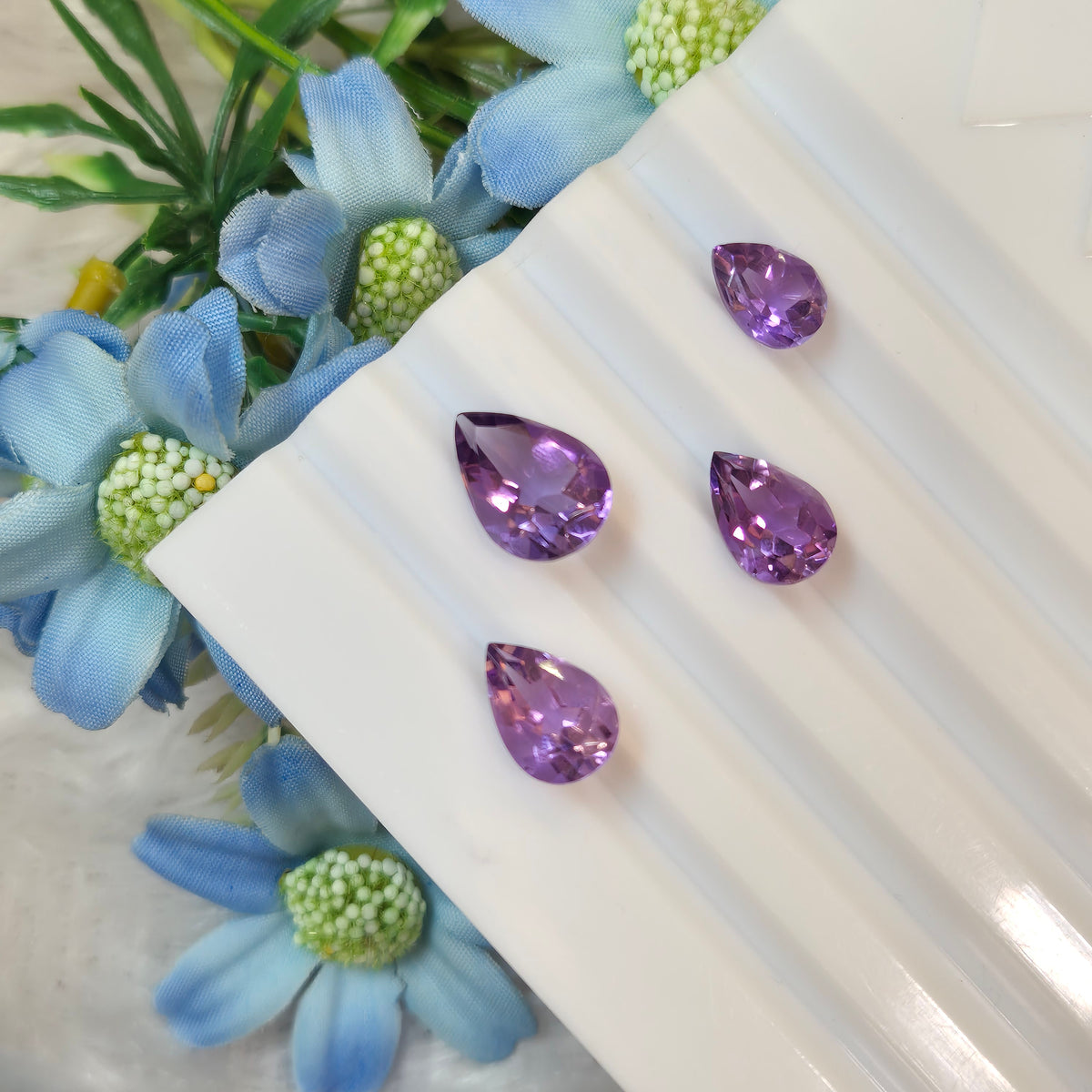 Natural Amethyst (Jamunia) | AME 129 | 13.53 Carat | Certified